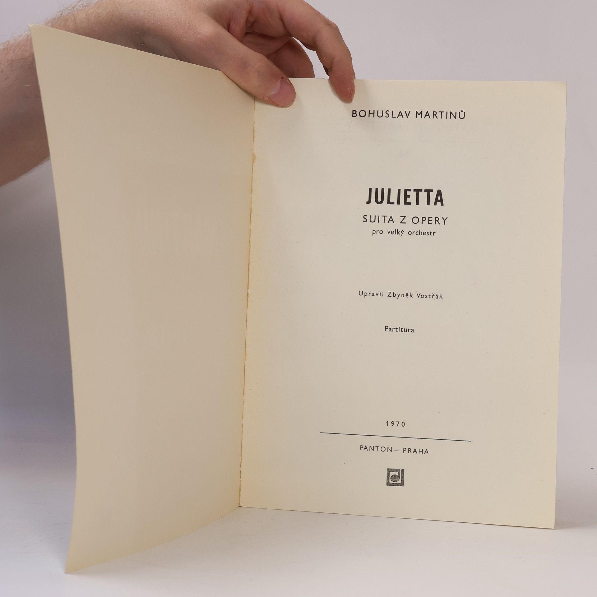 Bohuslav Martinů Julietta