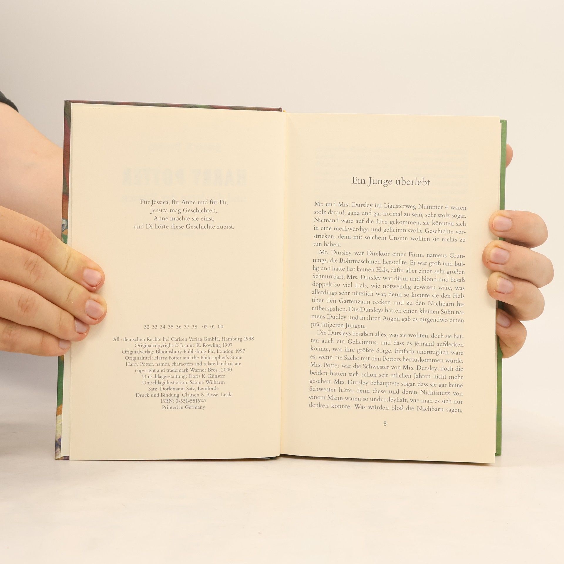 J. K. Rowling Harry Potter und der Stein der Weisen