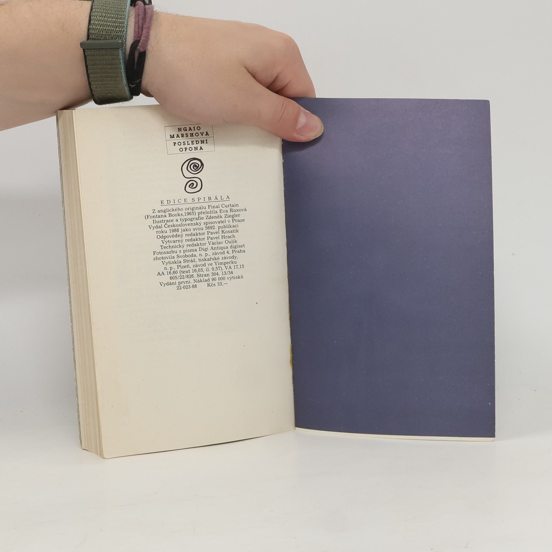 Ngaio Marsh Poslední opona