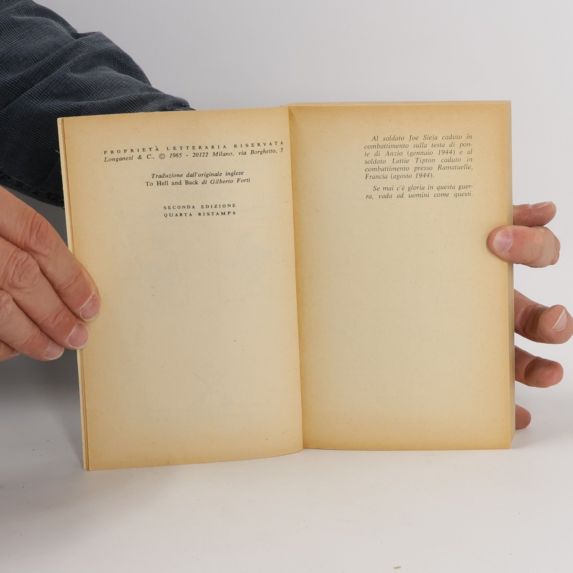 Audie Leon Murphy All'inferno e ritorno