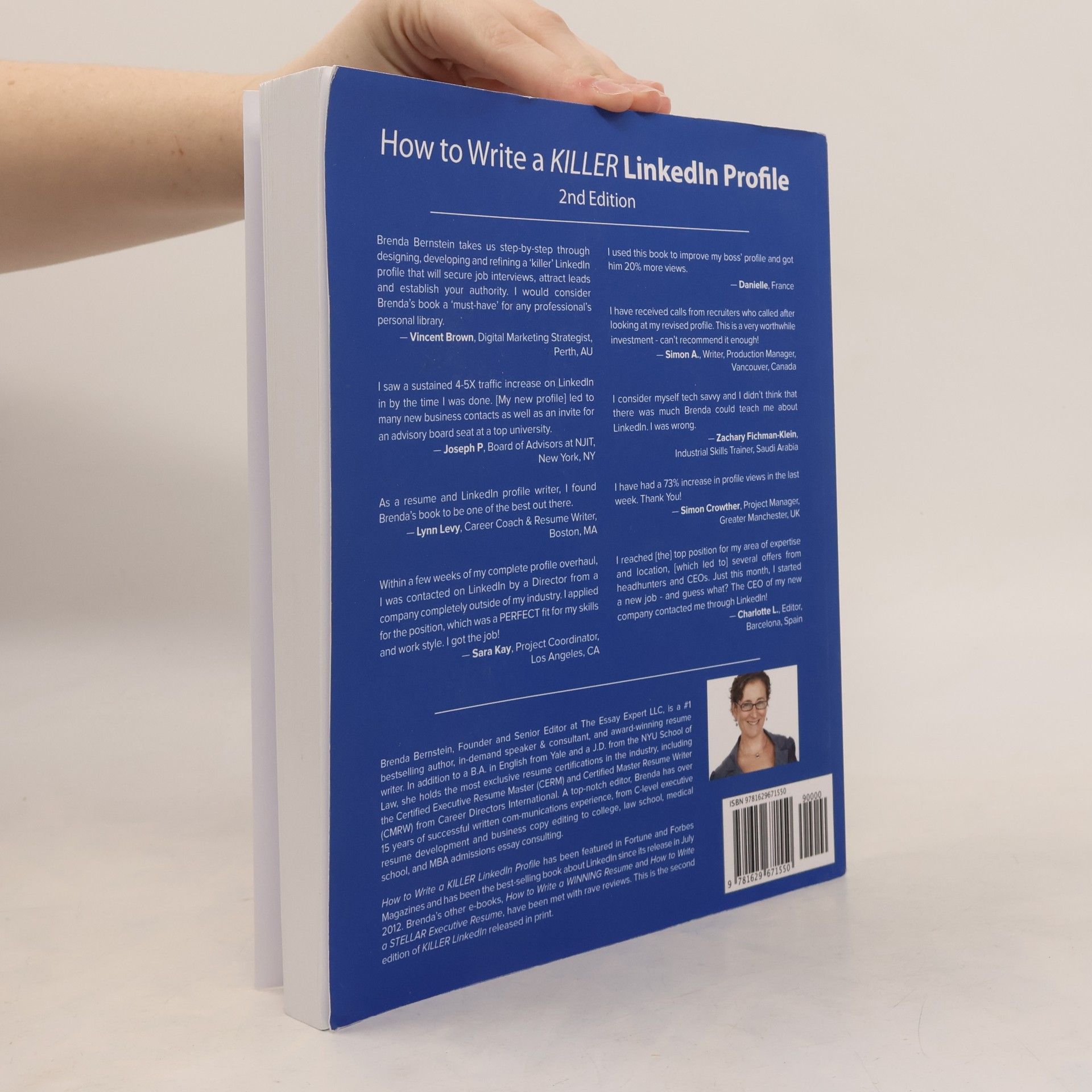 Brenda Bernstein How to Write a KILLER LinkedIn Profile... And 18 Mistakes to Avoid: Updated for 2019 - 2nd Edition