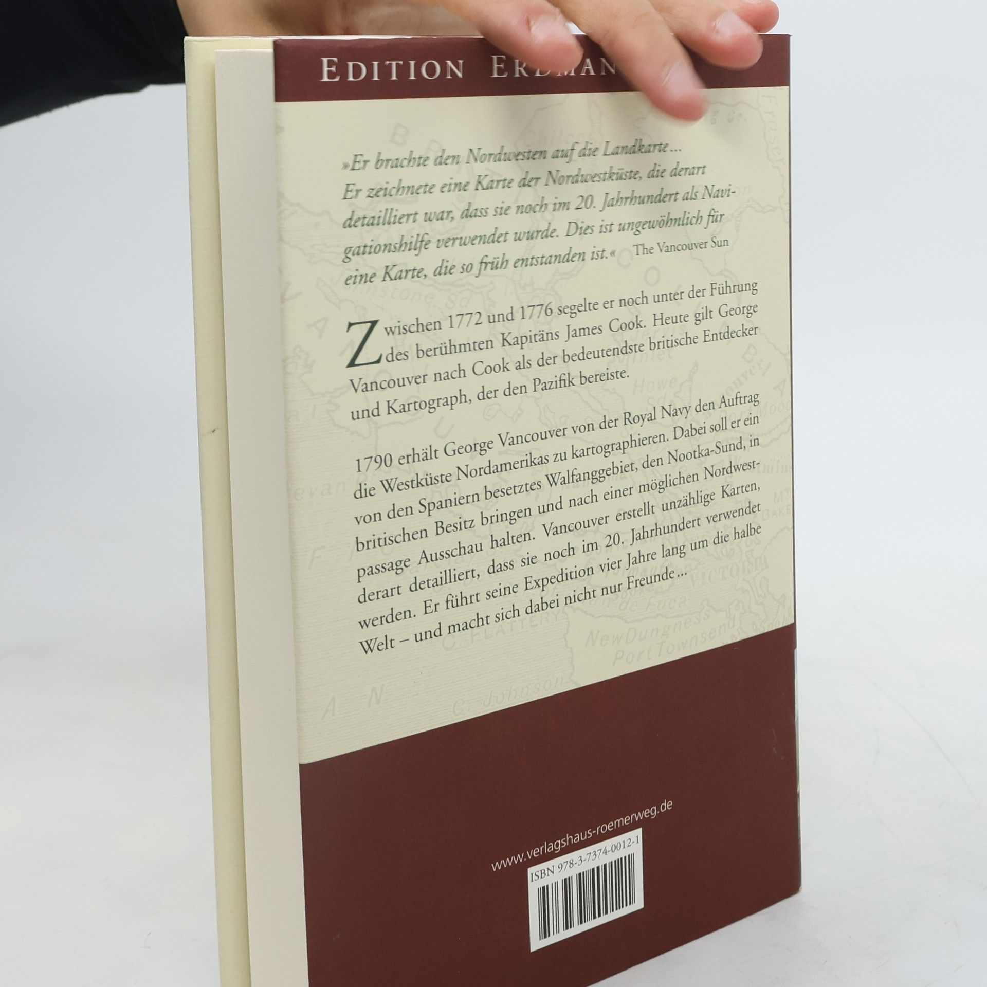 George Vancouver Edition Erdmann: Reise zum Nordpazifik und um die Welt ; 1791 - 1795