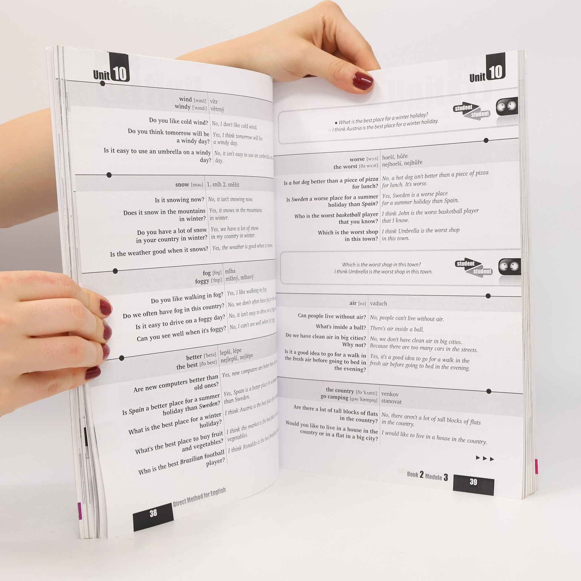 Kolektiv autorů Direct - Method for English. Czech edition, student´s book 2