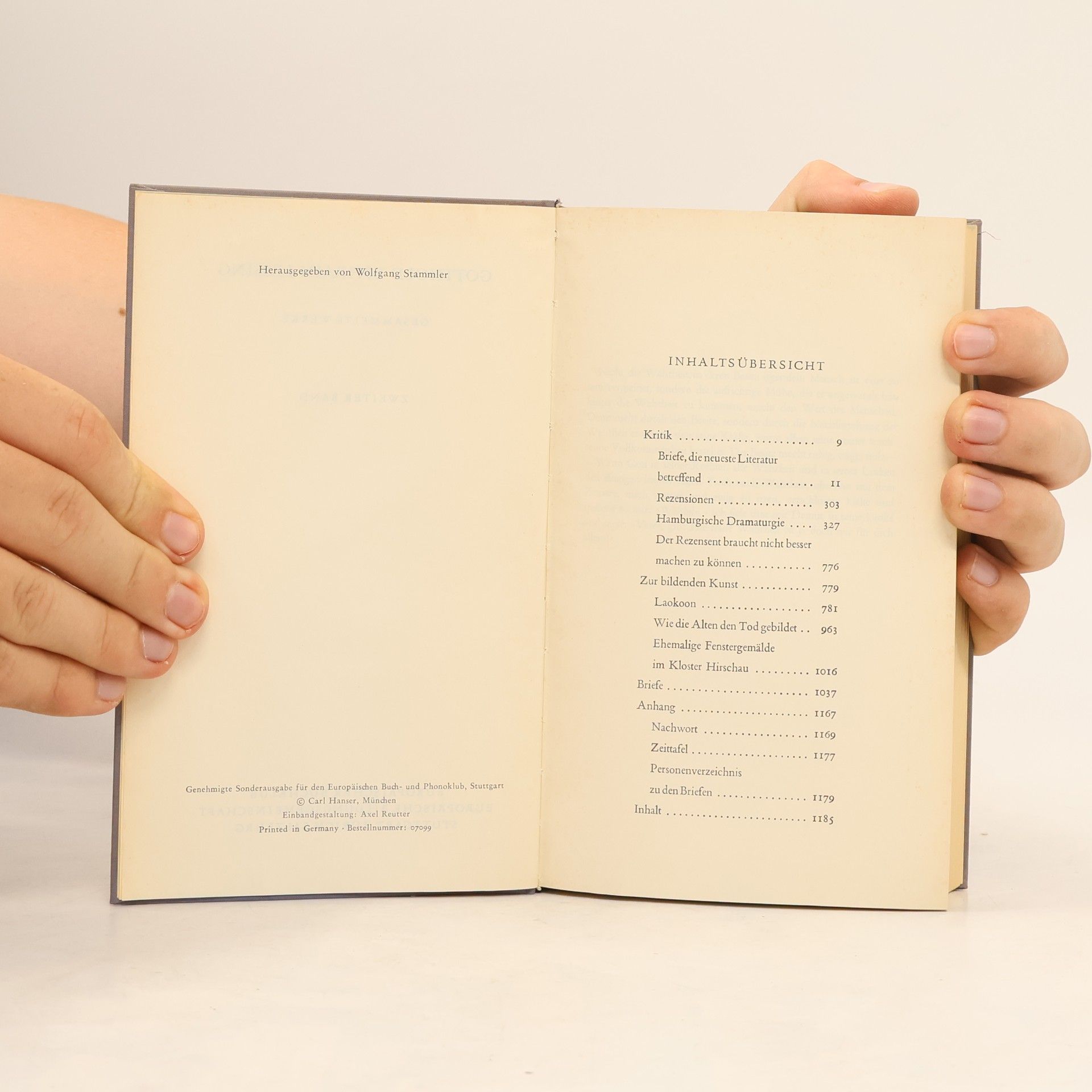 Gotthold Ephraim Lessing Lessing Werke II.