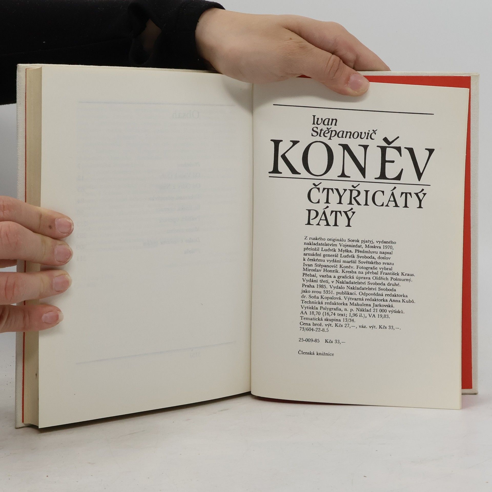 Ivan Stepanovič Konev Čtyřicátý pátý