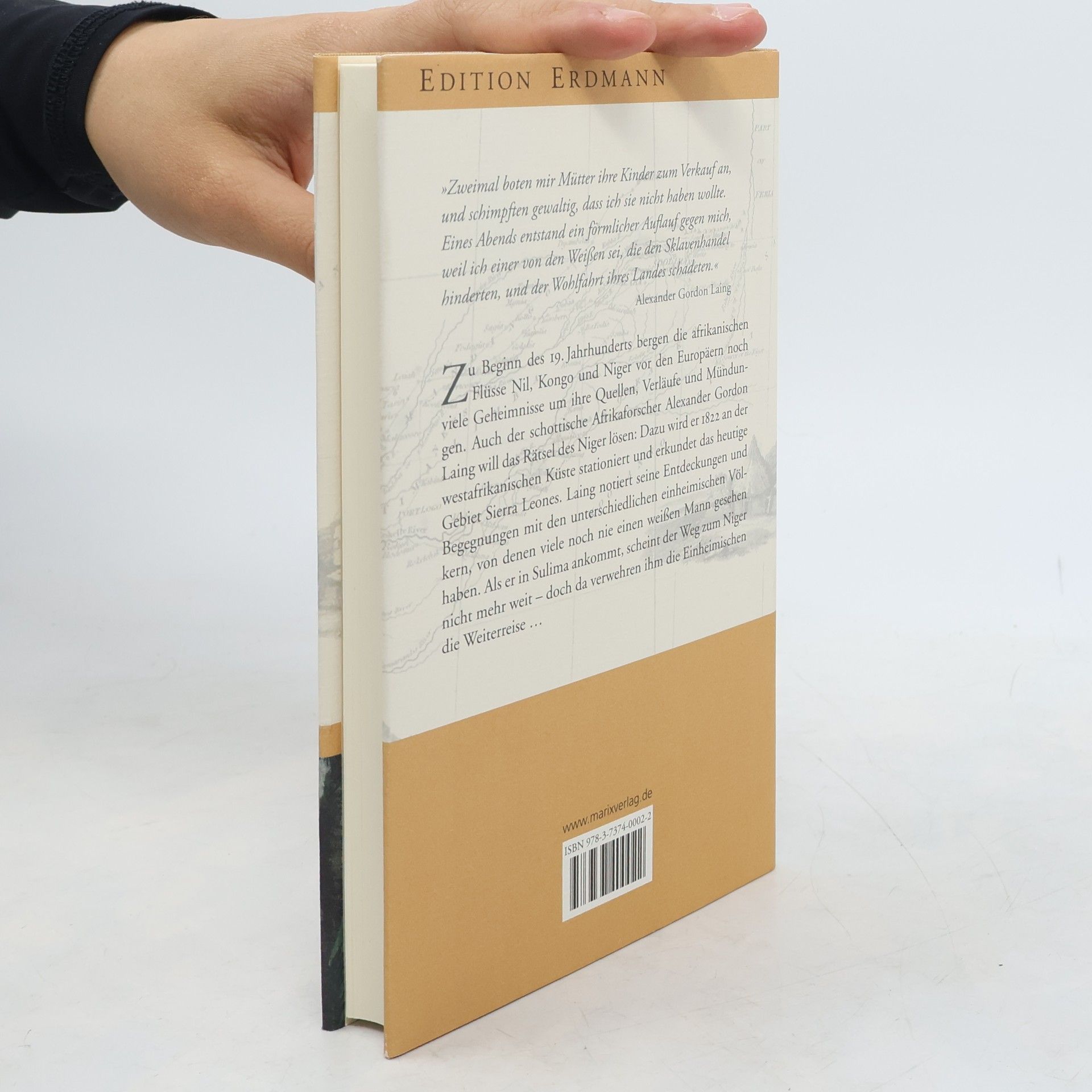 Alexander Gordon Laing Edition Erdmann: Reisen zu den Timannis, Kurankos und Sulimas in Westafrika