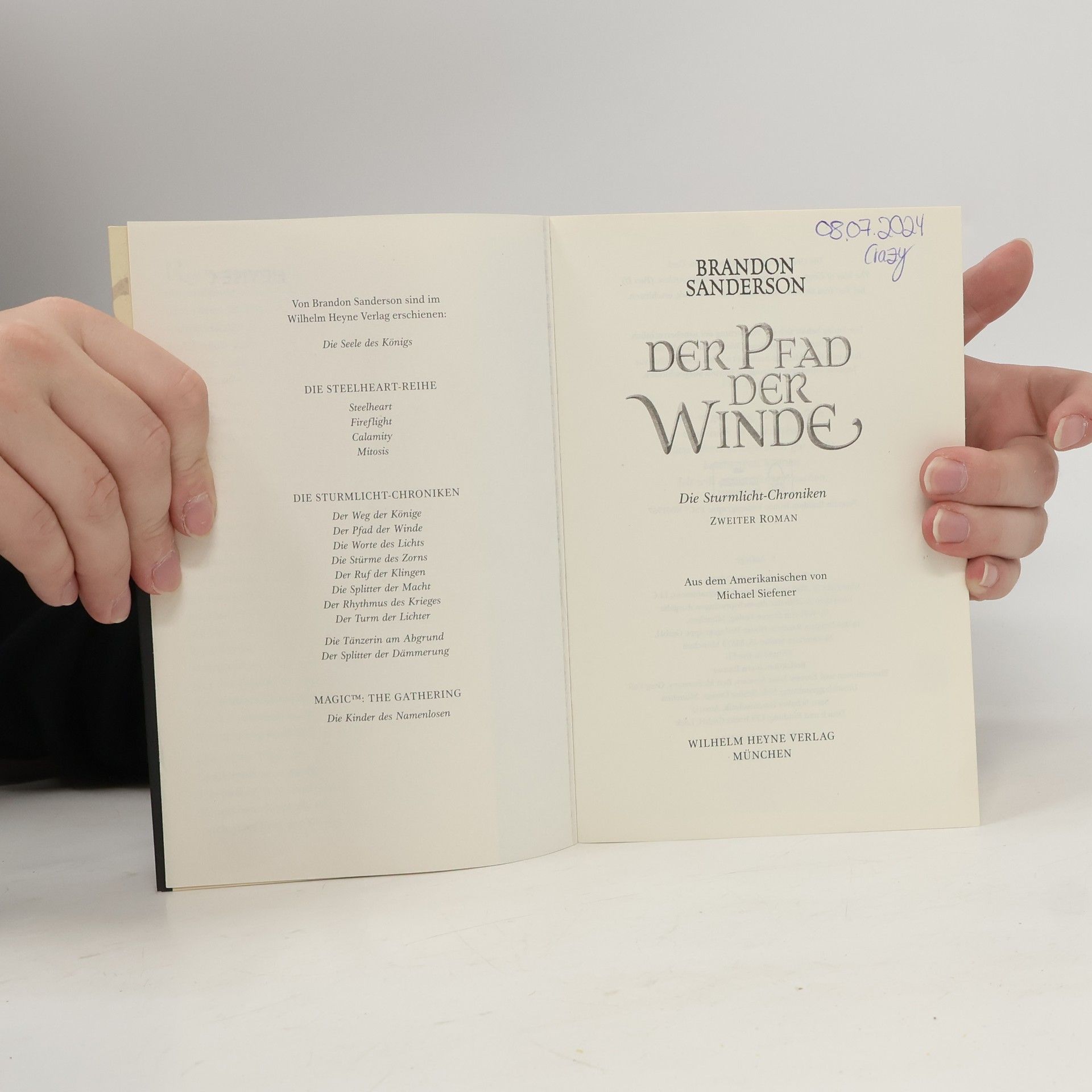 Brandon Sanderson Der Pfad der Winde