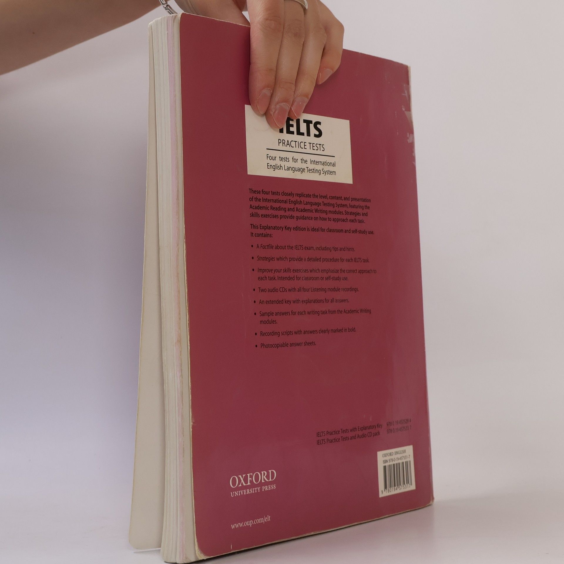 Peter May IELTS practice tests with explanatory key