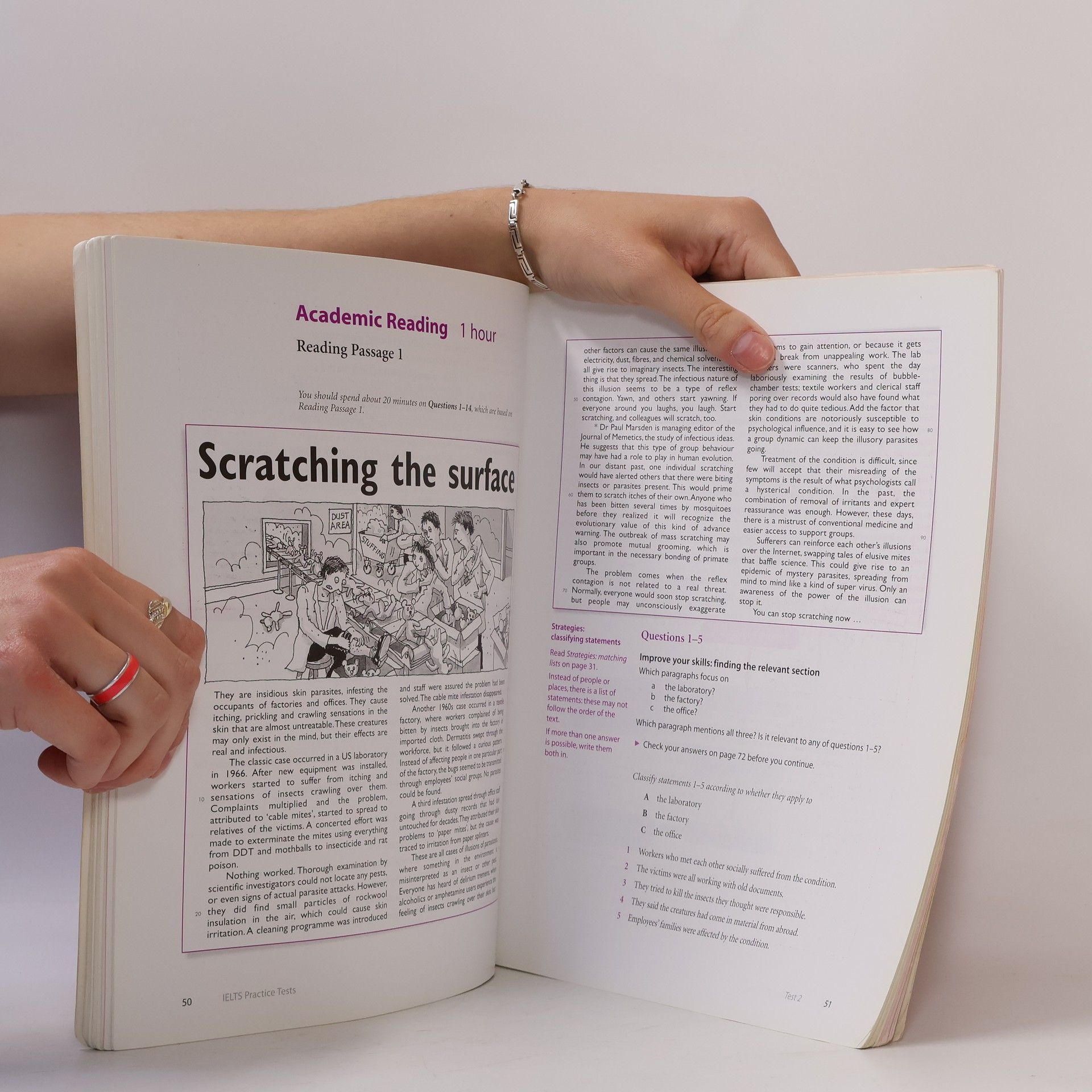 Peter May IELTS practice tests with explanatory key