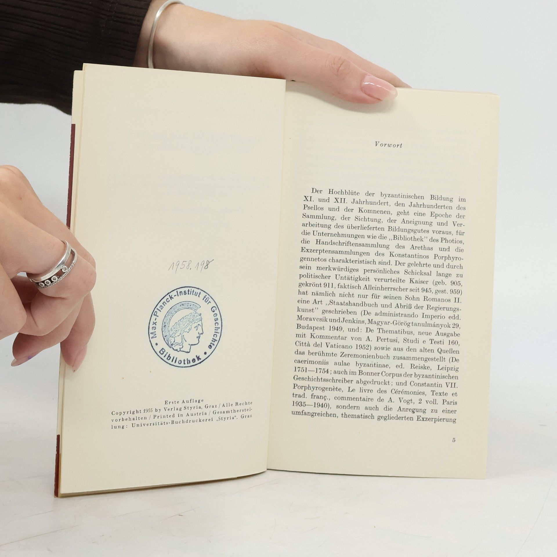 Ernst Doblhofer Byzantinische Diplomaten und Östliche Barbaren