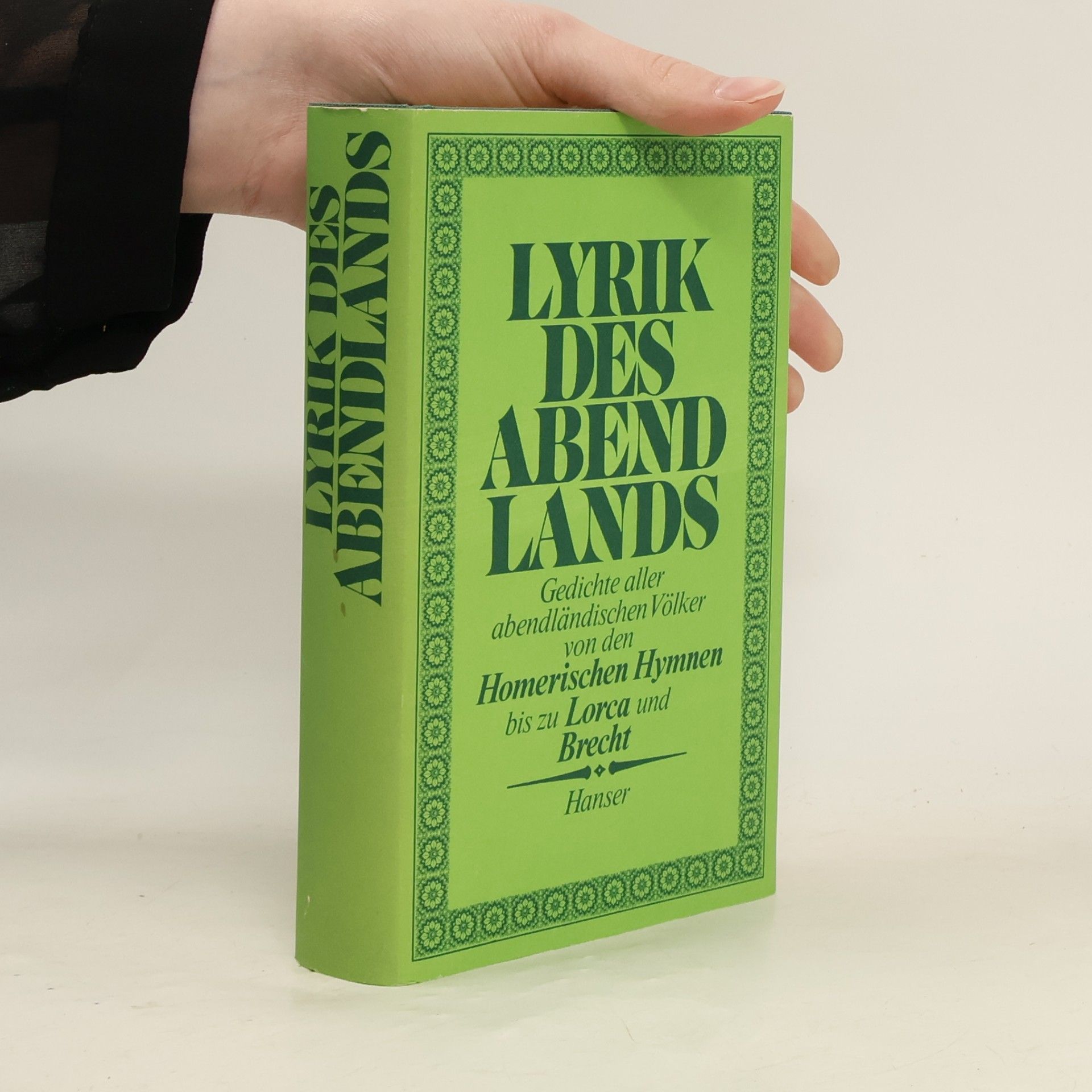 Georg Britting Lyrik des Abendlands