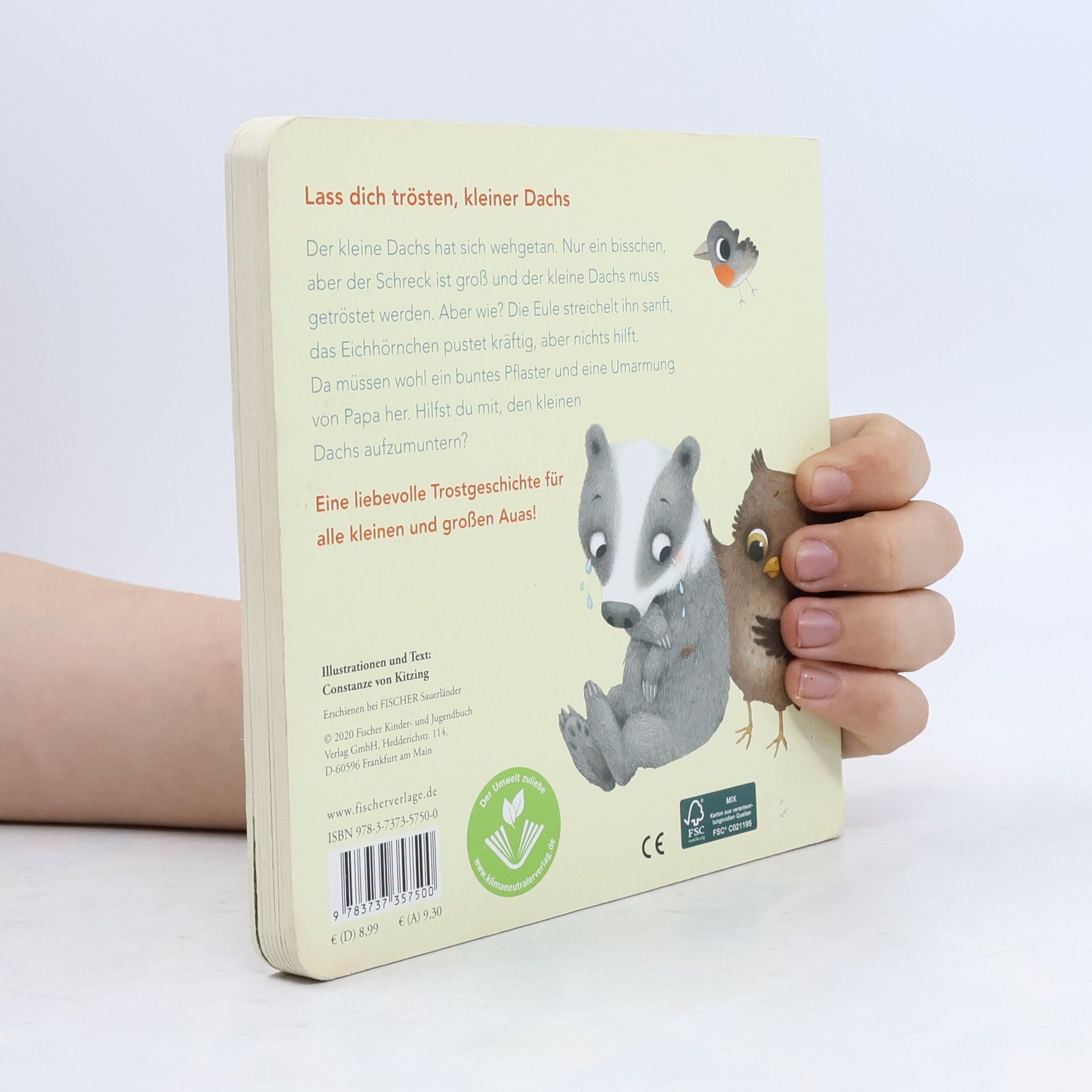 Autores varios "Ich hab ein großes Aua", sagt der kleine Dachs (Trost-Buch)