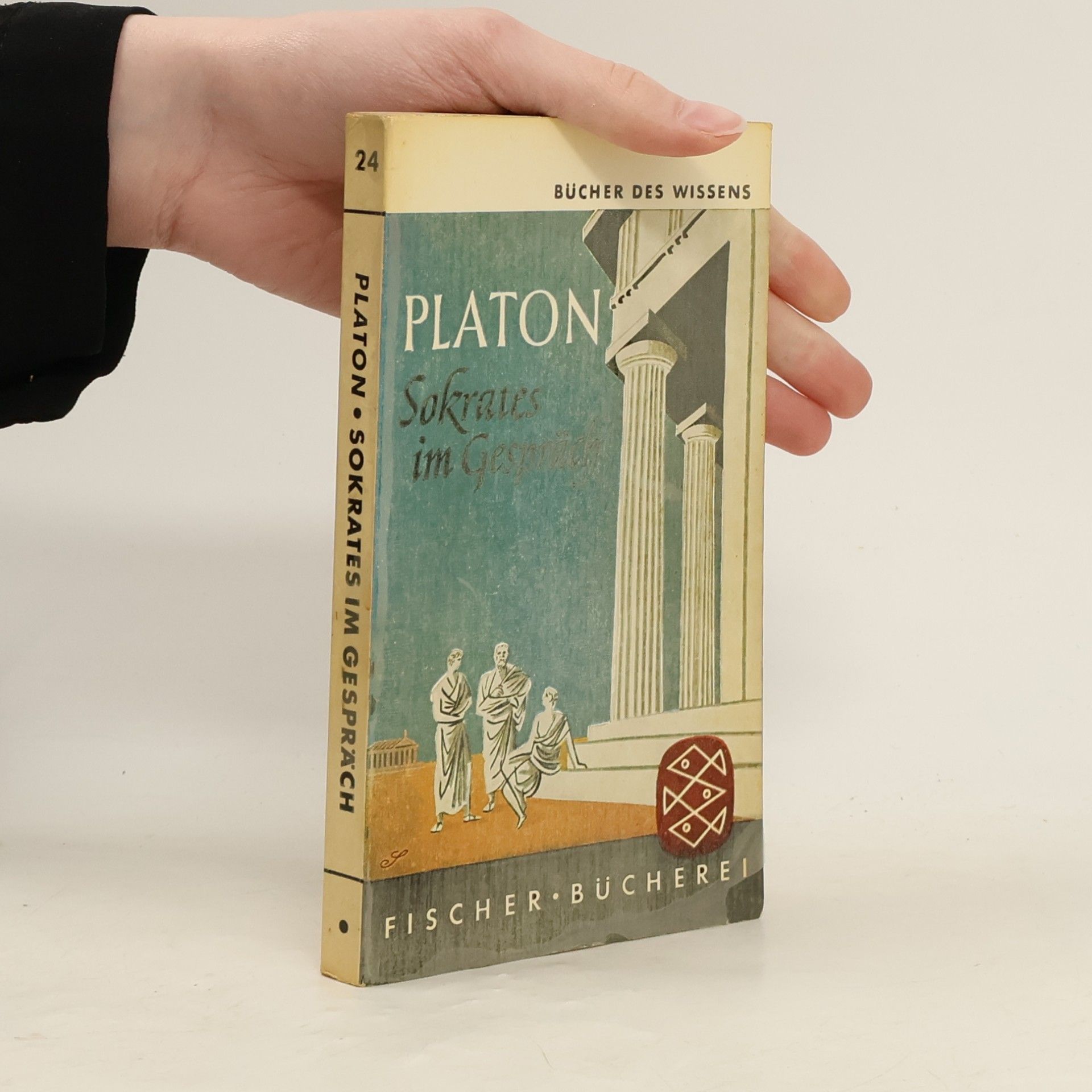 Platon Sokrates im Gespräch
