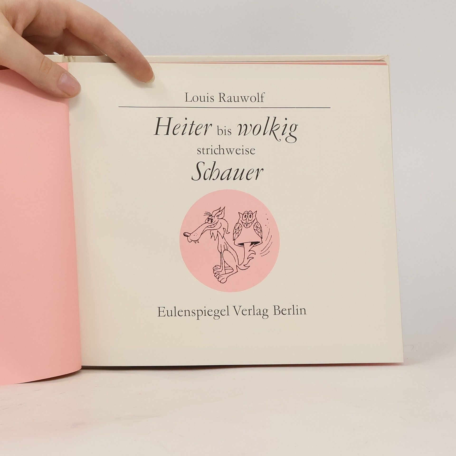 Louis Rauwolf Heiter bir wolkig strichweise Schauer