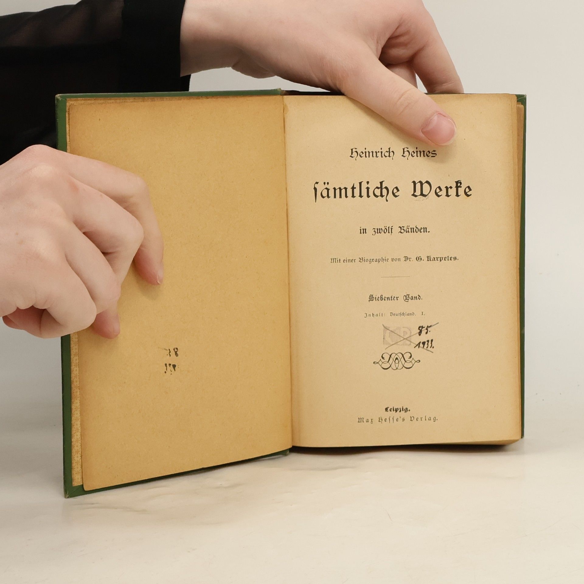 Heinrich Heine Heinrich Heines sämtliche Werke 7-9