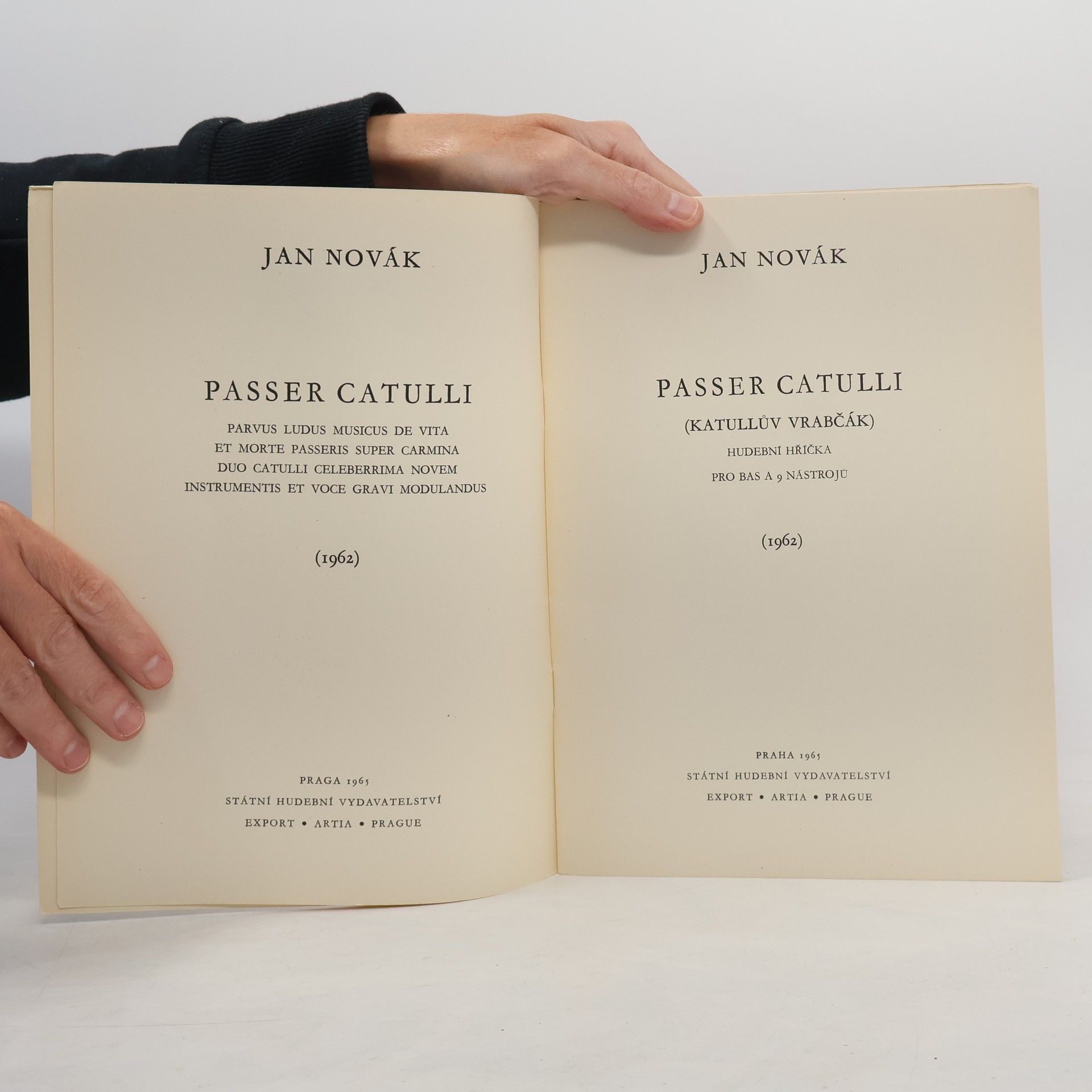 Ján Novák Passer catulli