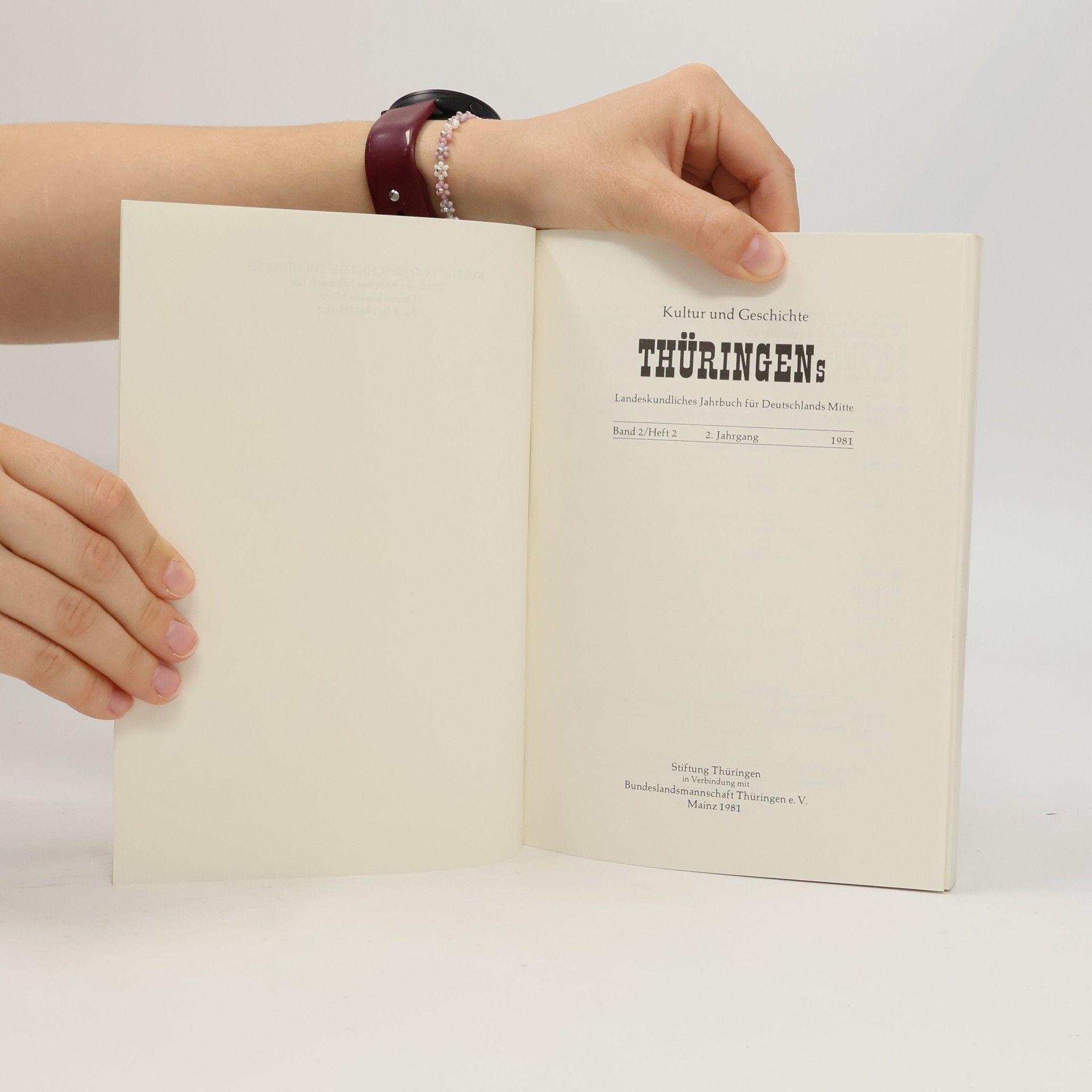 Autorenkollektiv Kultur und Geschichte Thüringens Band 2. Heft 2.