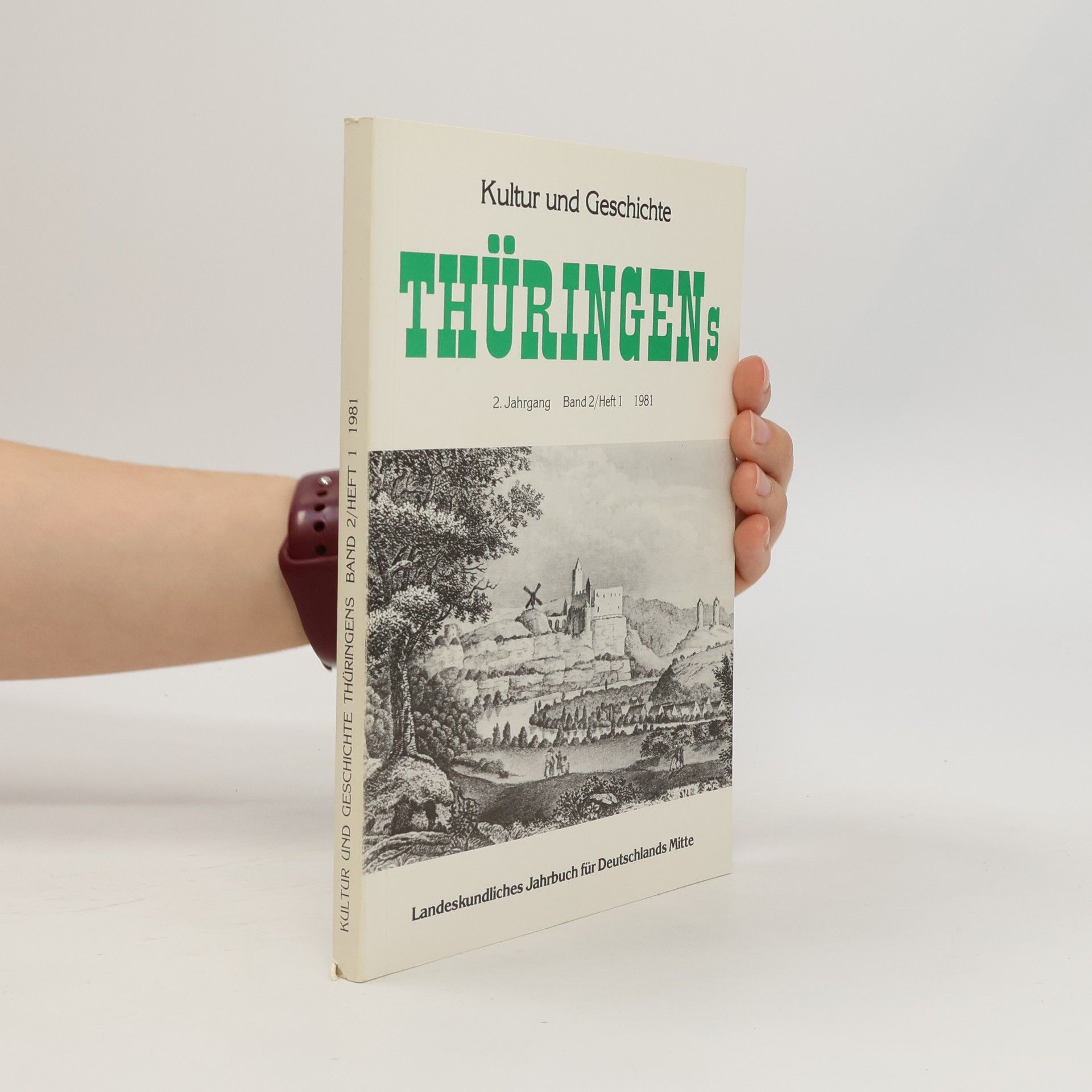 Autorenkollektiv Kultur und Geschichte Thüringens Band 2. Heft 1.