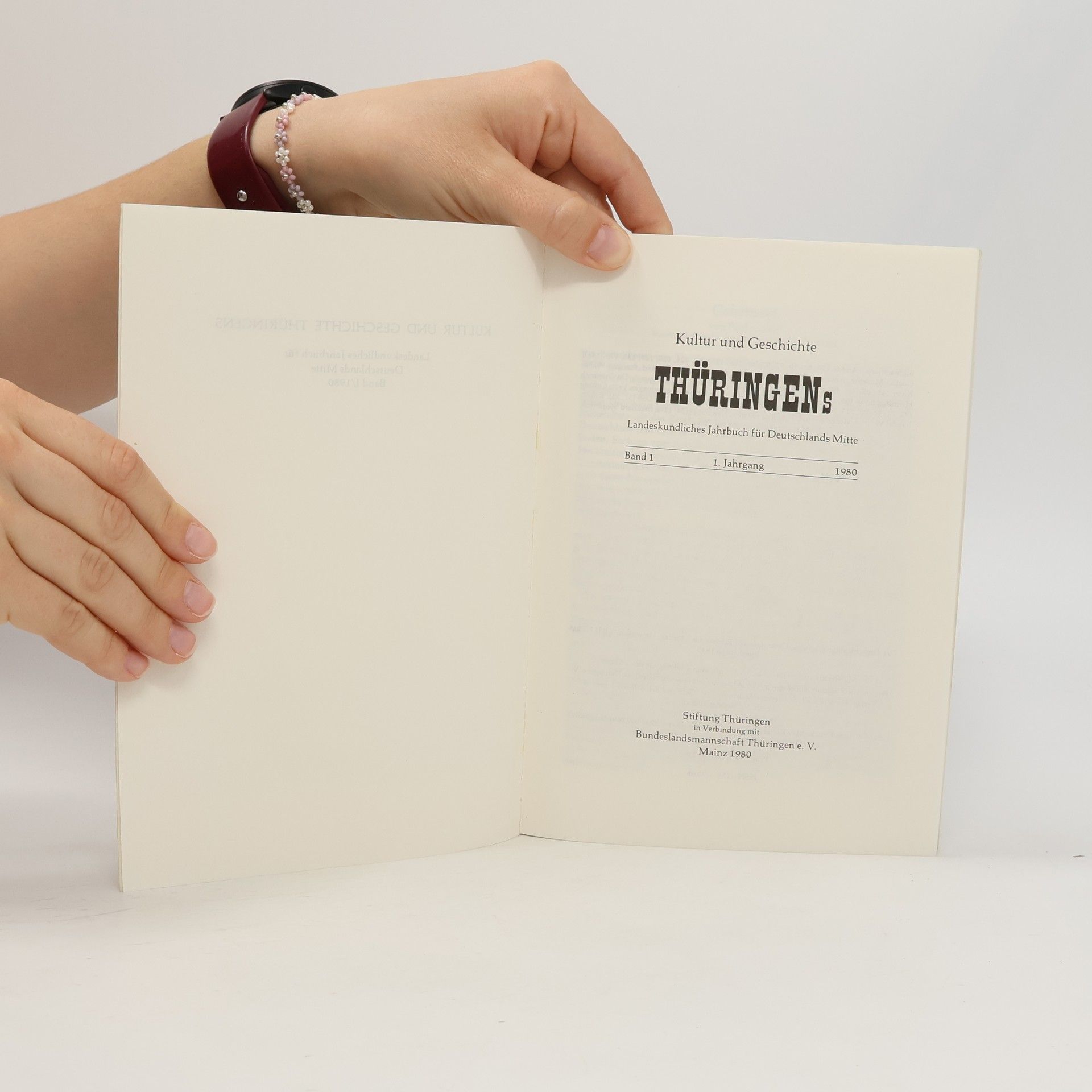 Autorenkollektiv Kultur und Geschichte Thüringens Band 1.
