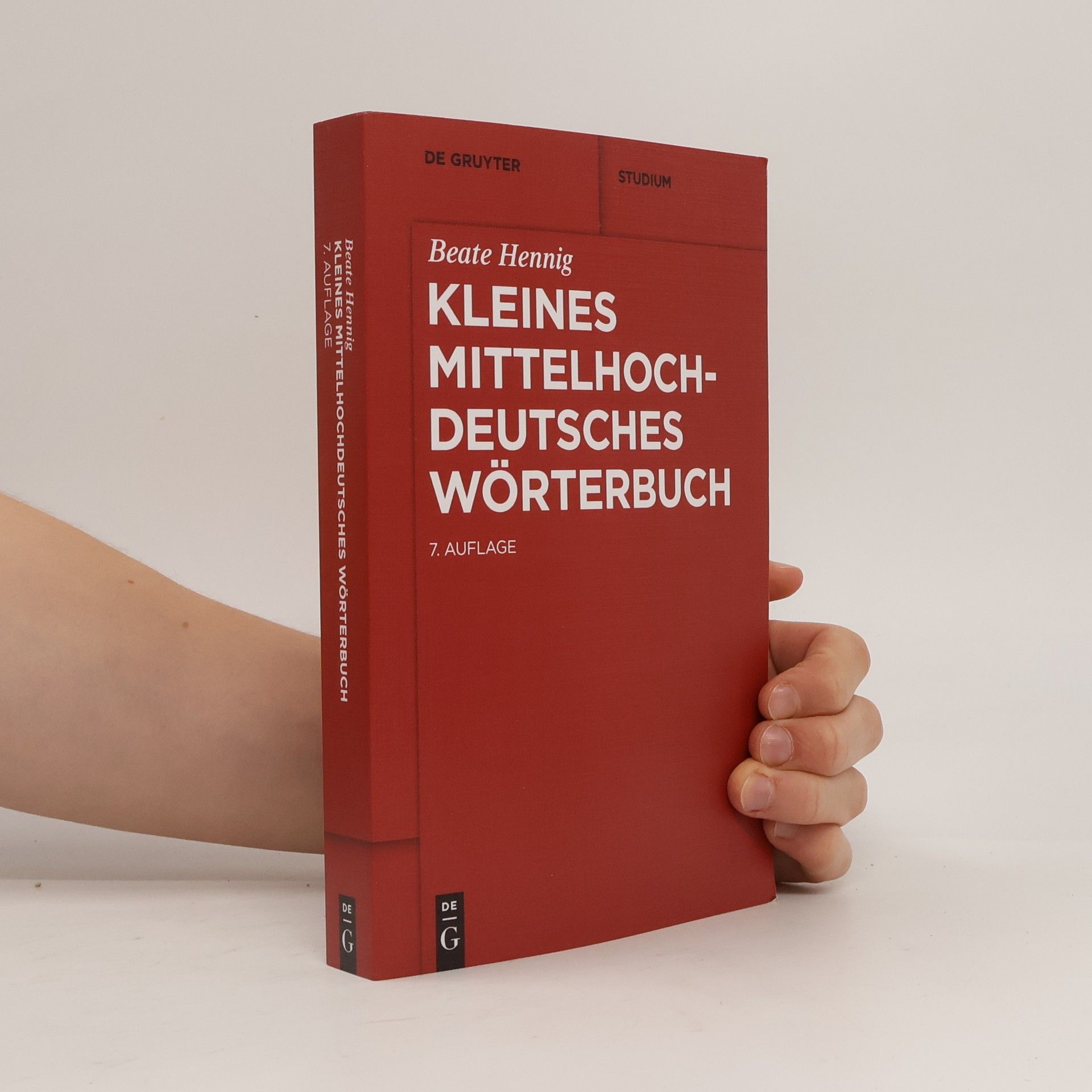 Beate Hennig Kleines mittelhochdeutsches Wörterbuch