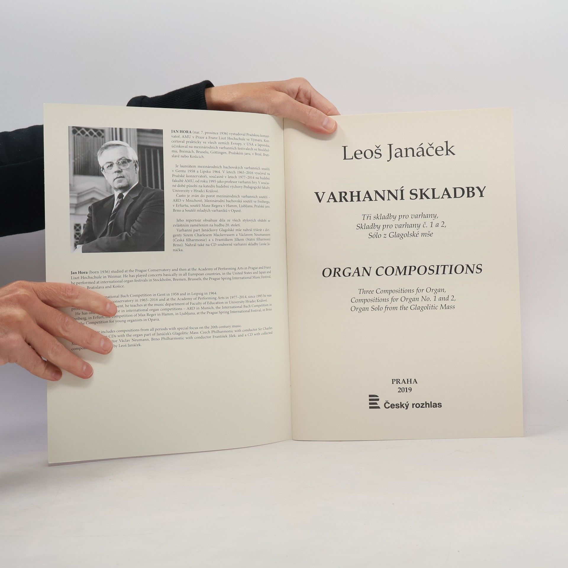 Leoš Janáček Leoš Janáček VARHANNÍ SKLADBY (Tři skladby pro varhany, Skladby pro varhany č. 1 a 2, Sólo z Glagolské mše)