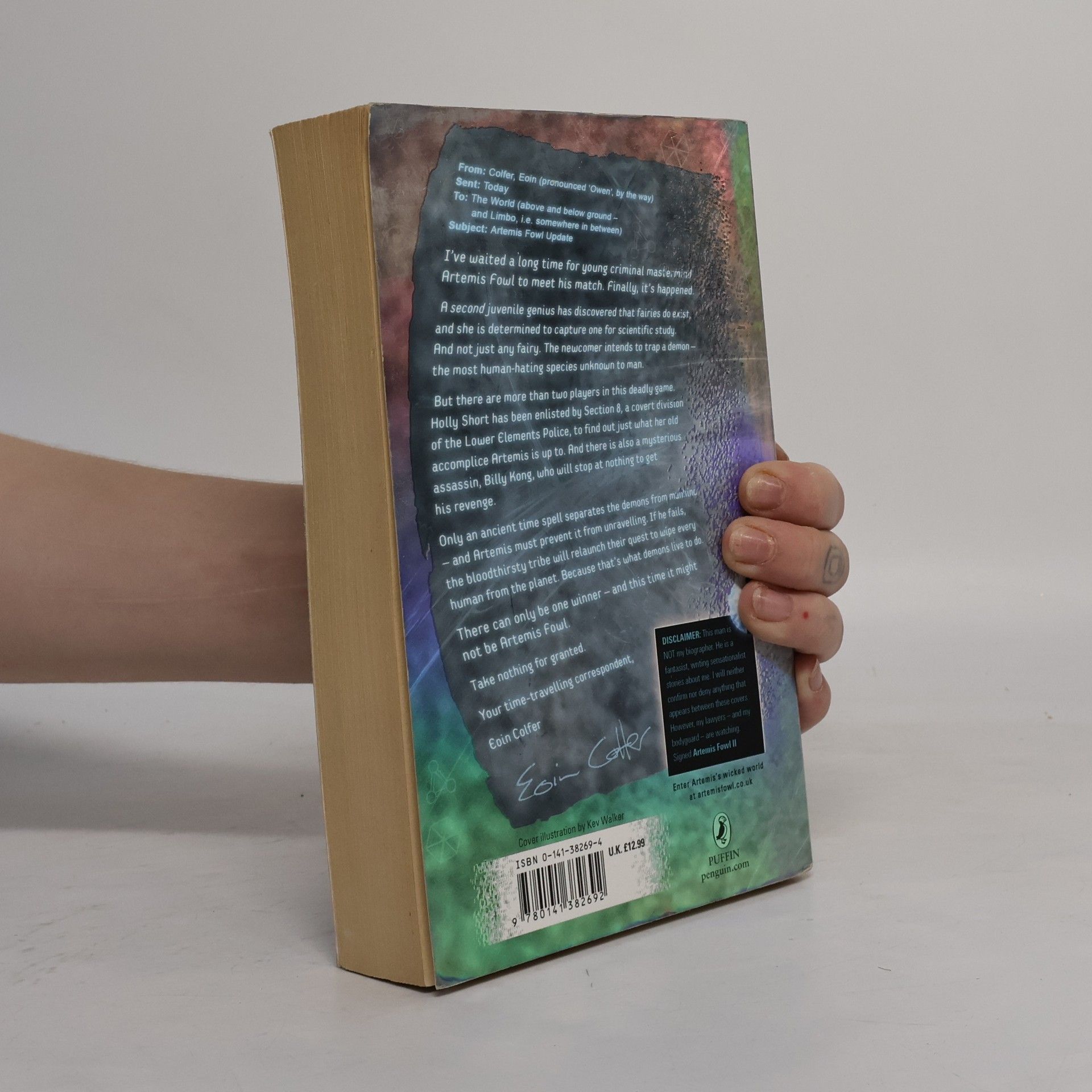 Eoin Colfer Artemis Fowl and the Lost Colony