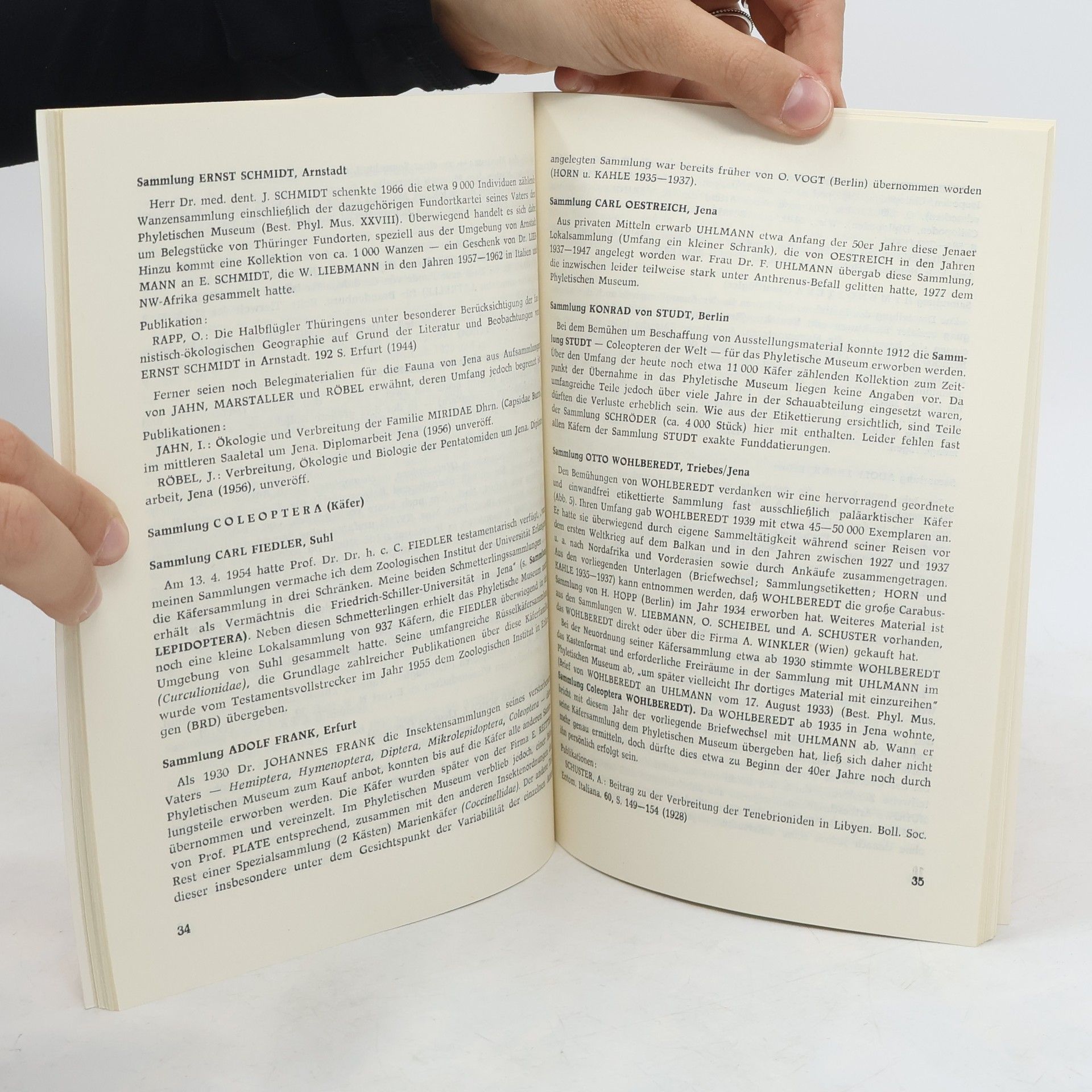 Autorenkollektiv Die zoologischpaläontologischen Sammlungen des Phyletischen Museums