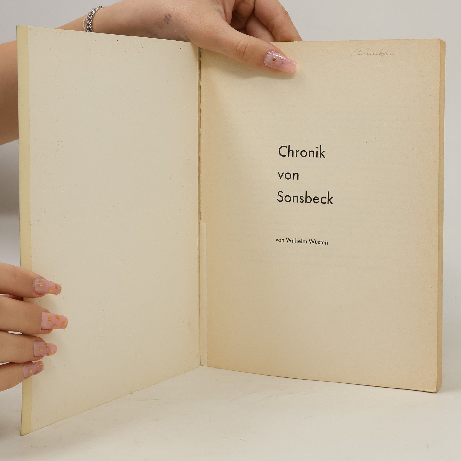 W. Wüsten Chronik von Sonsbeck