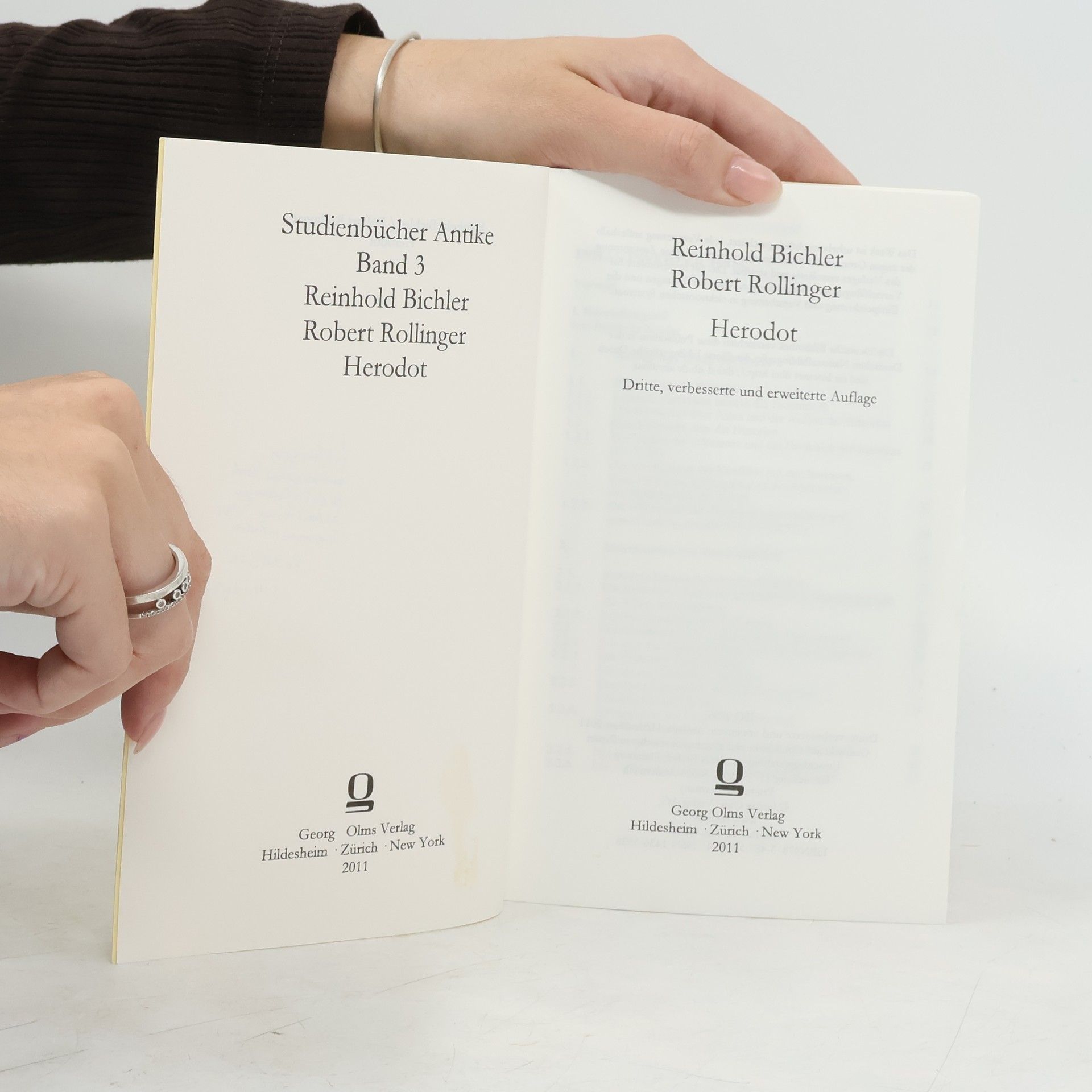 Reinhold Bichler Studienbücher Antike: Herodot