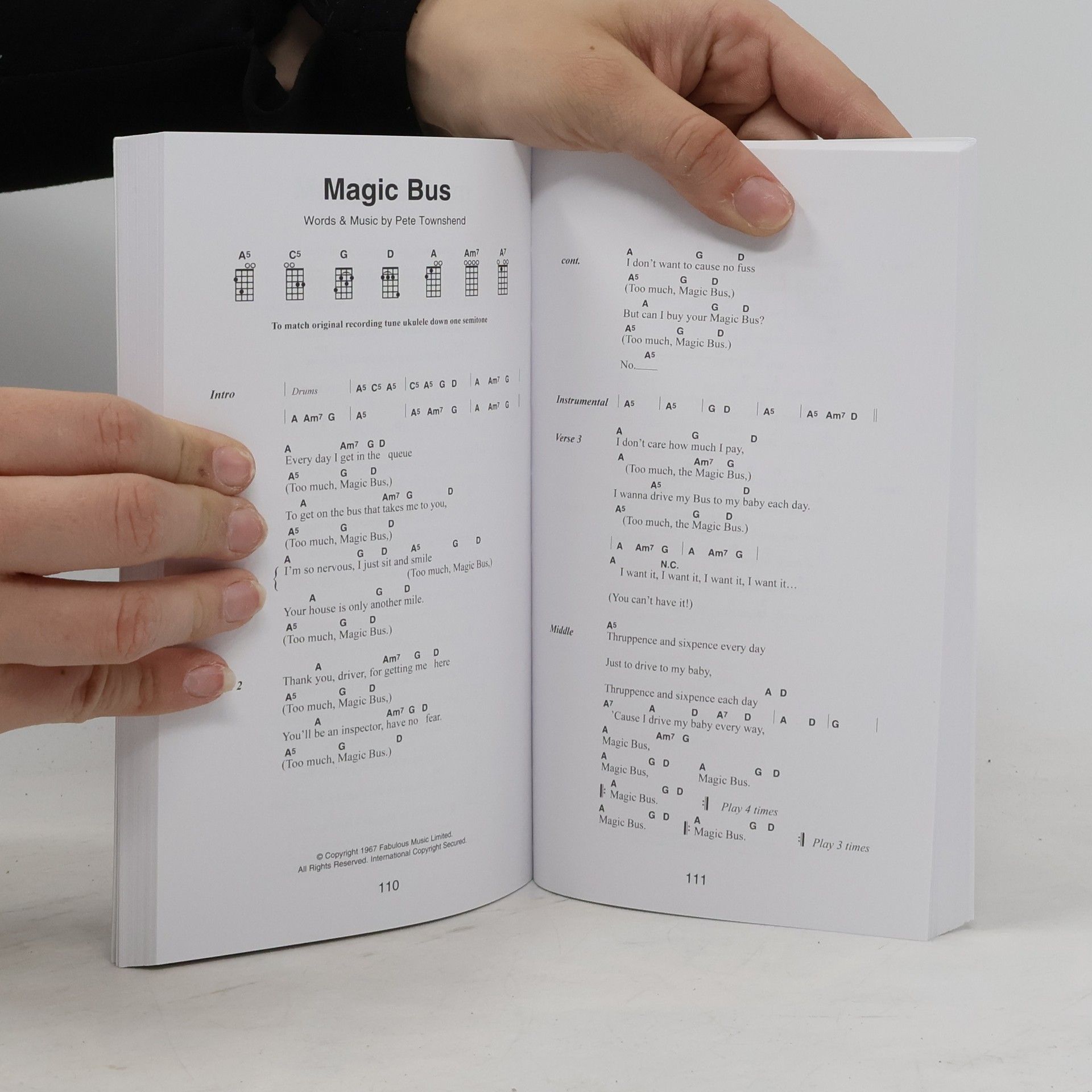 Adrian Hopkins The Little Black Book Of Hit Songs For Ukulele