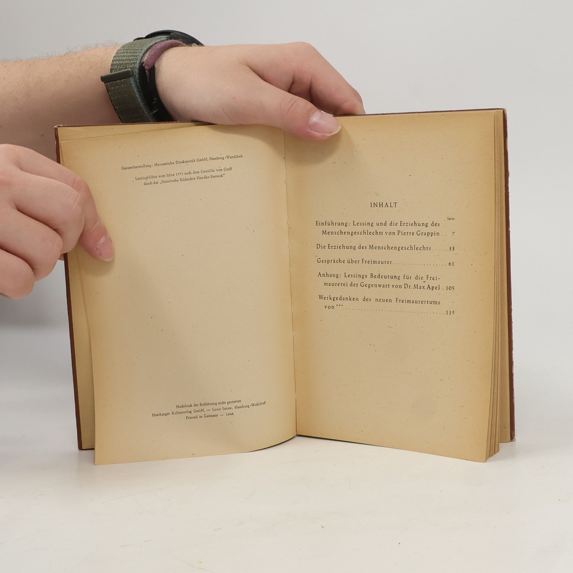 Gotthold Ephraim Lessing Die Erziehung
