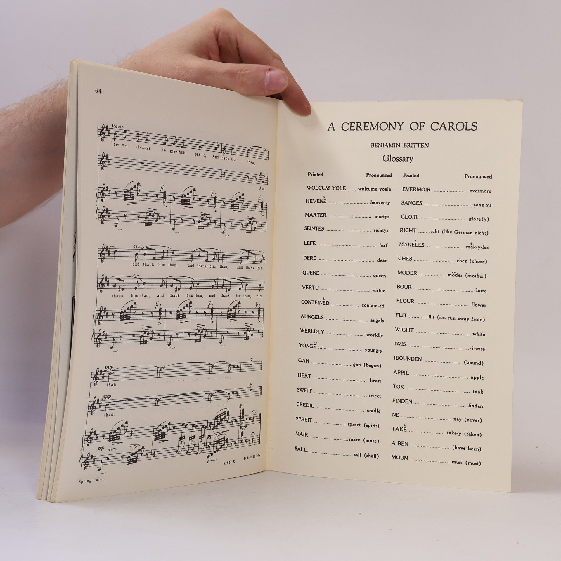 Benjamin Britten A Ceremony of Carols