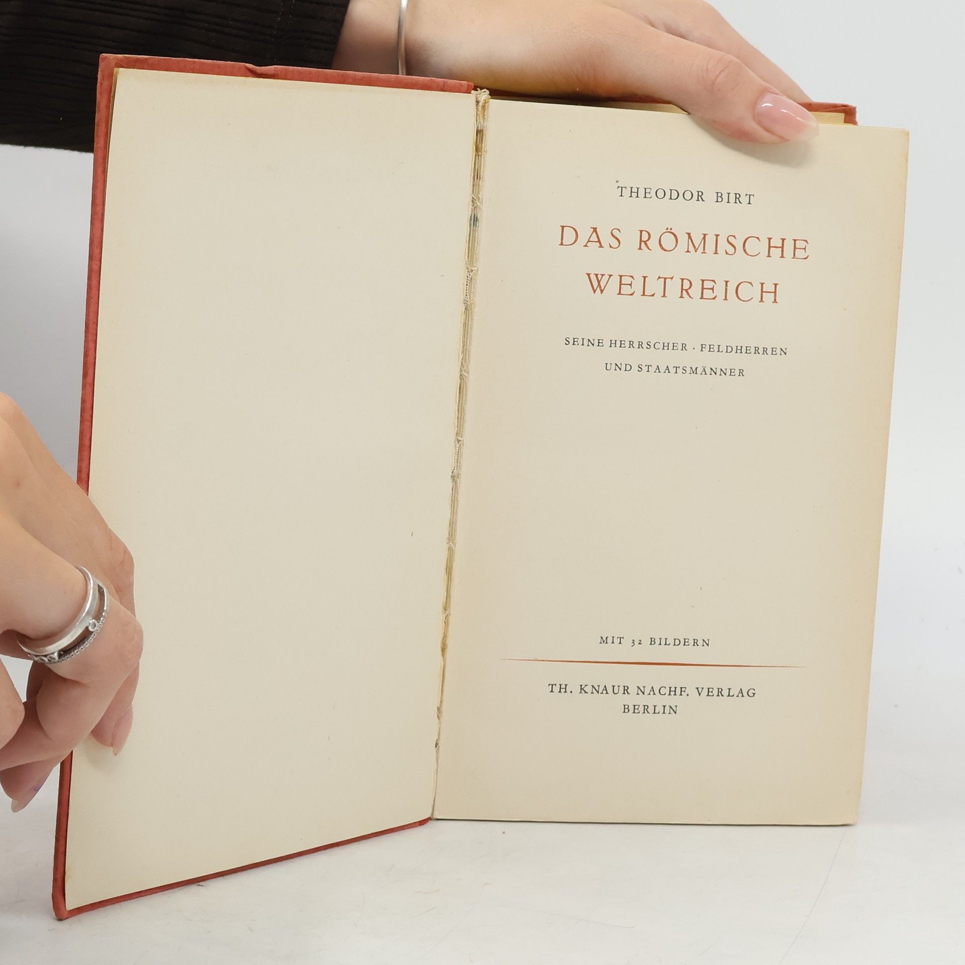 Theodor Birt Das römische Weltreich
