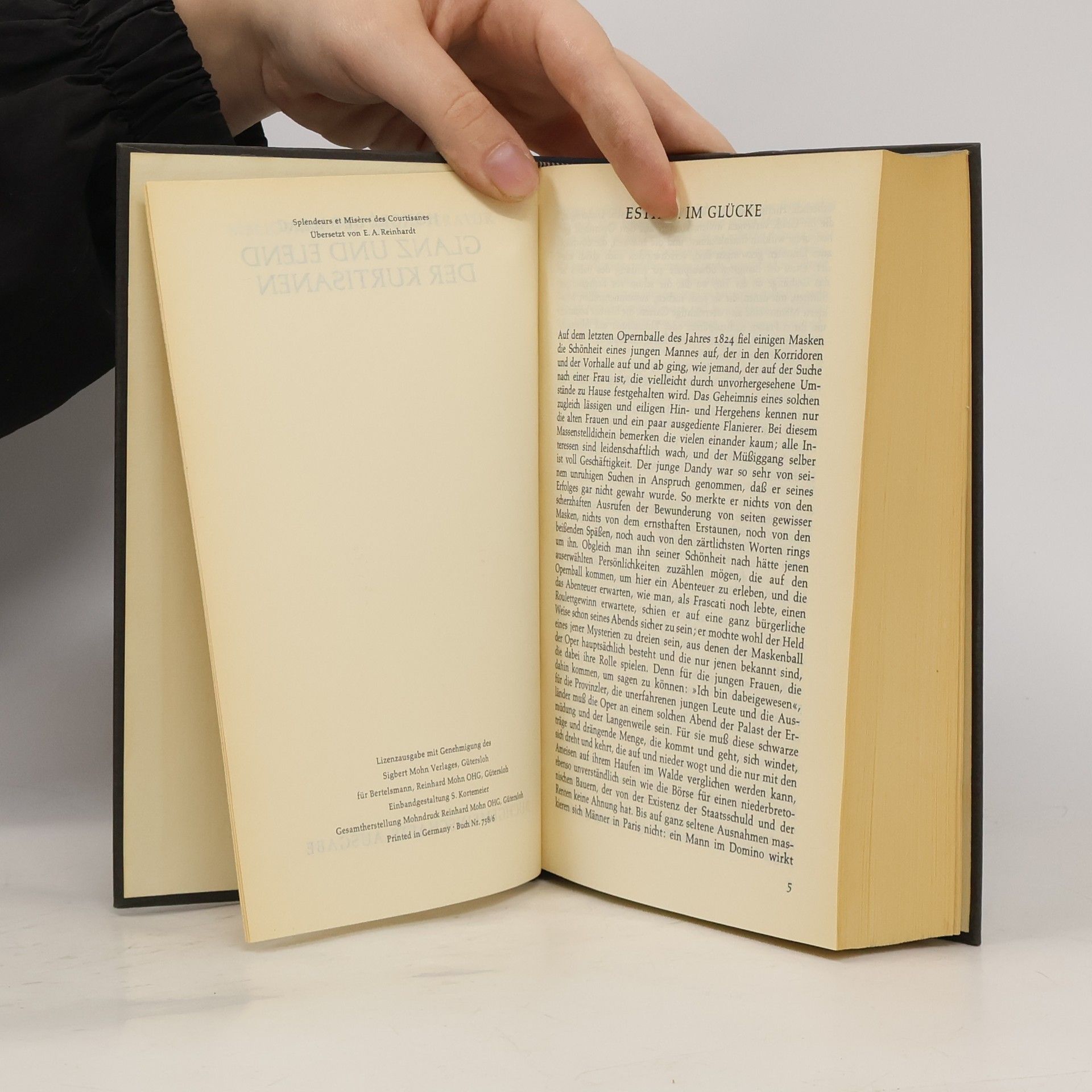 Honoré de Balzac Glanz und Elend der Kurtisanen