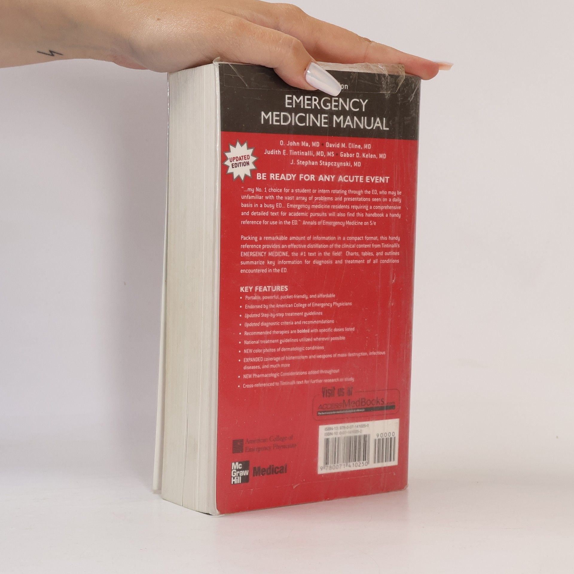 O. John Ma Emergency Medicine Manual Updated Edition