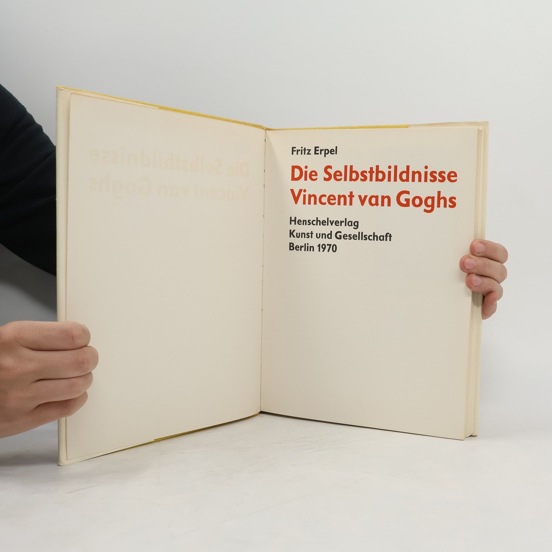 Erpel Fritz Die Selbstbildnisse Vincent van Goghs