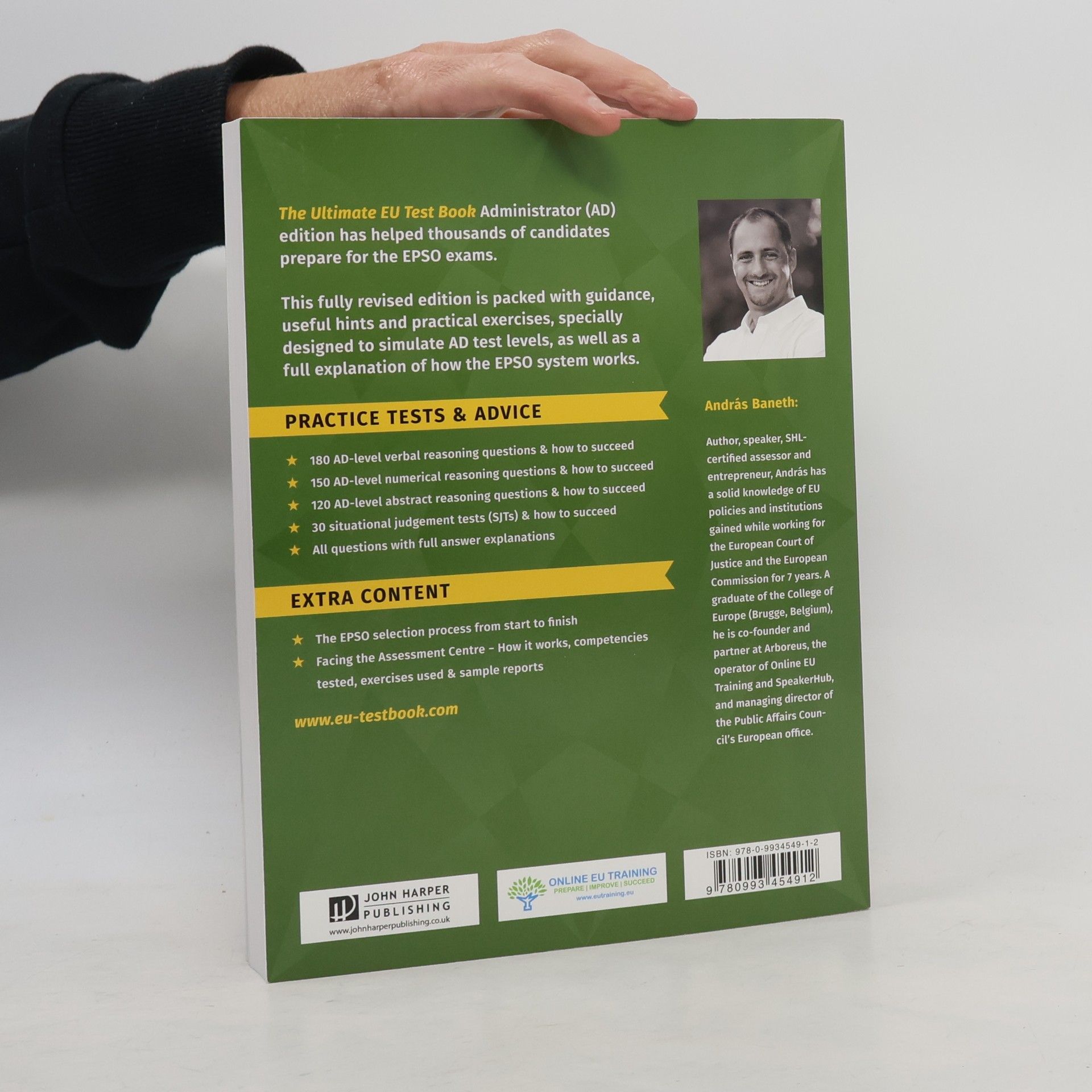 András Baneth The Ultimate EU Test Book 2016 Administrator (AD) Edition