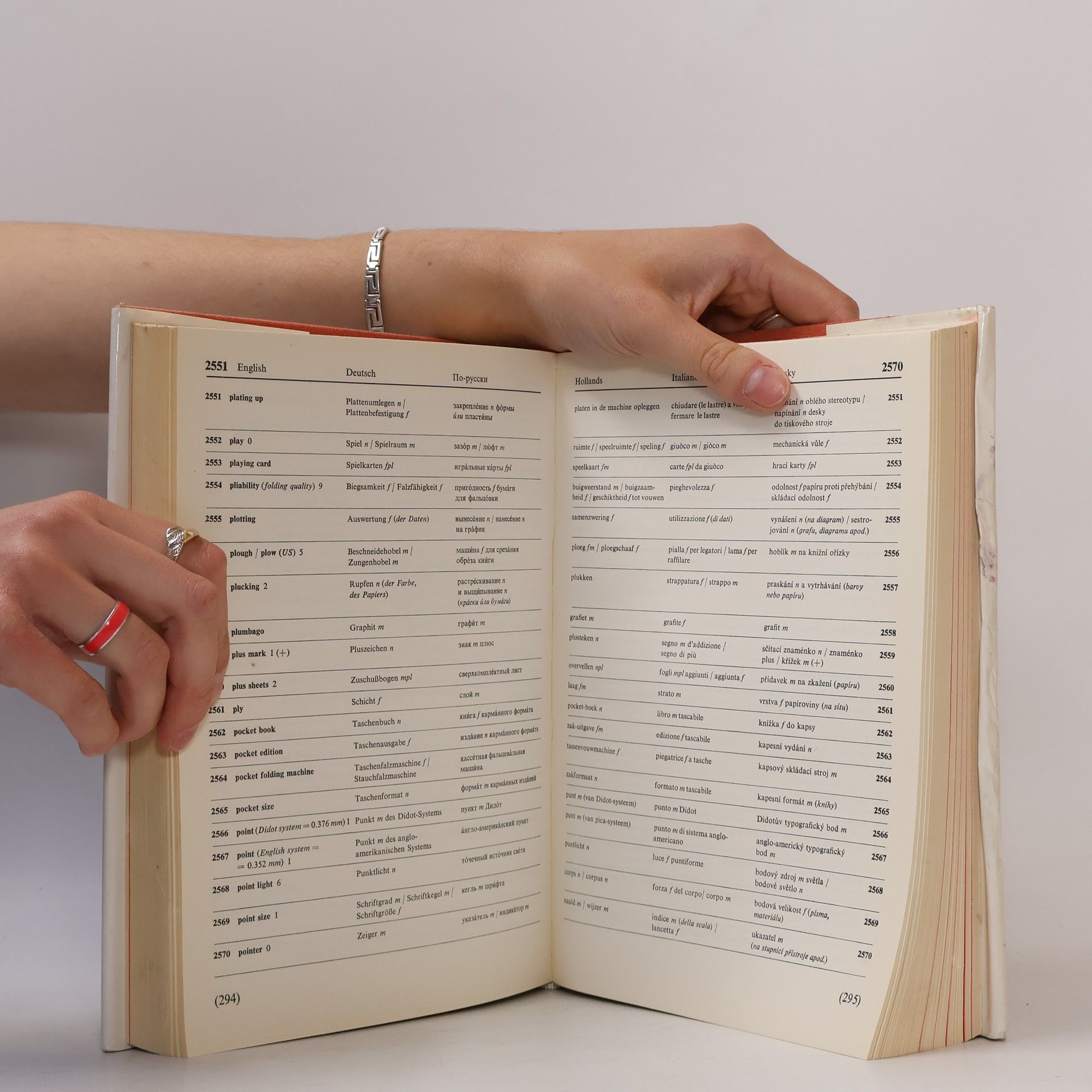Antonín Rambousek Polygrafický slovník. Dictionary of printing terms