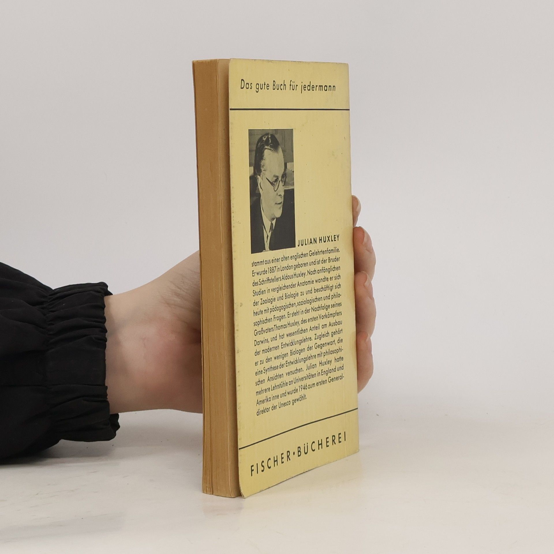 Huxley Julian Entfaltung des Lebens