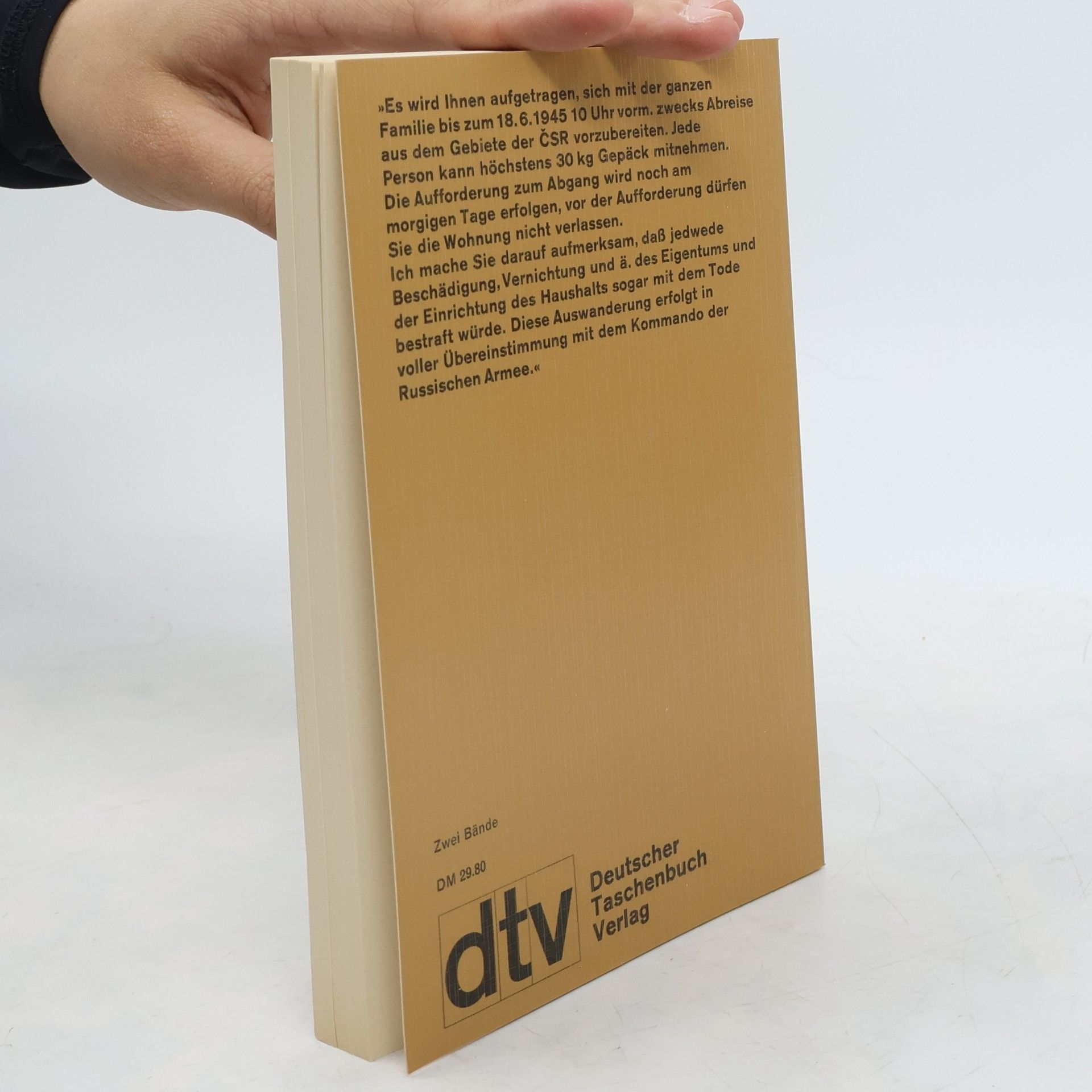 Autorenkollektiv Die Vertreibung der deutschen Bevölkerung aus der Tschechoslowakei 1