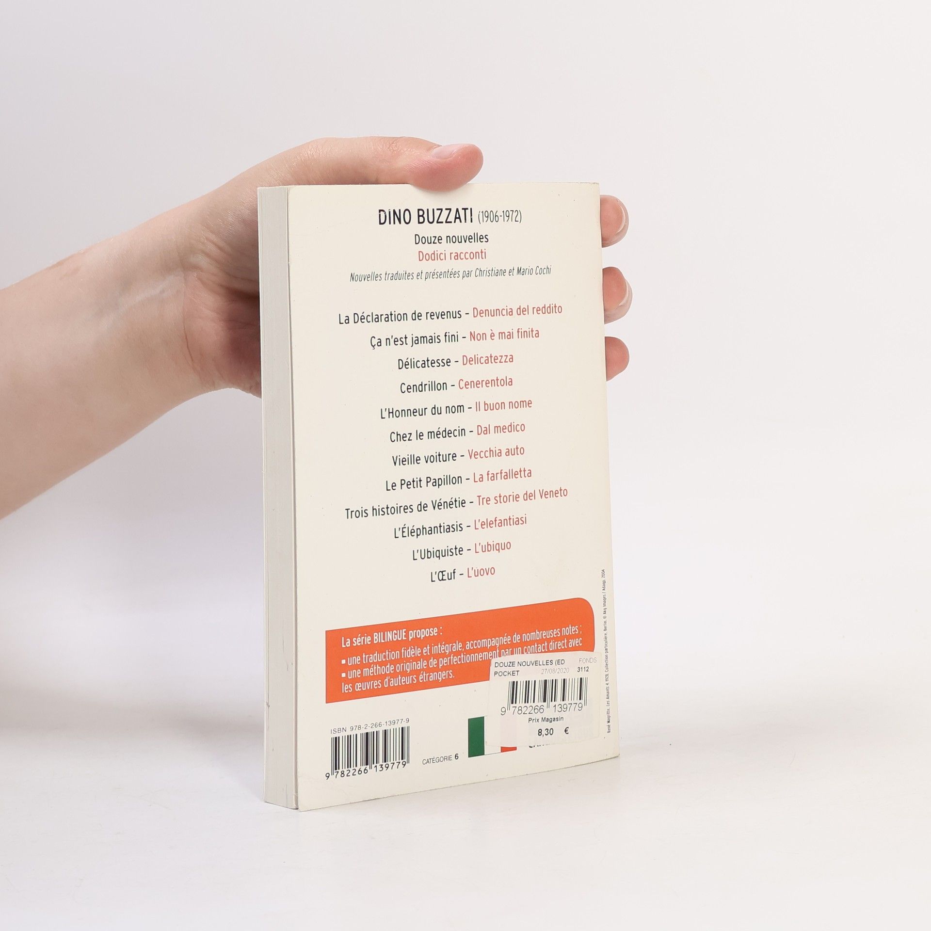 Christiane Cochi Langues pour tous: Douze nouvelles - Dodici racconti: Édition bilingue italien/français