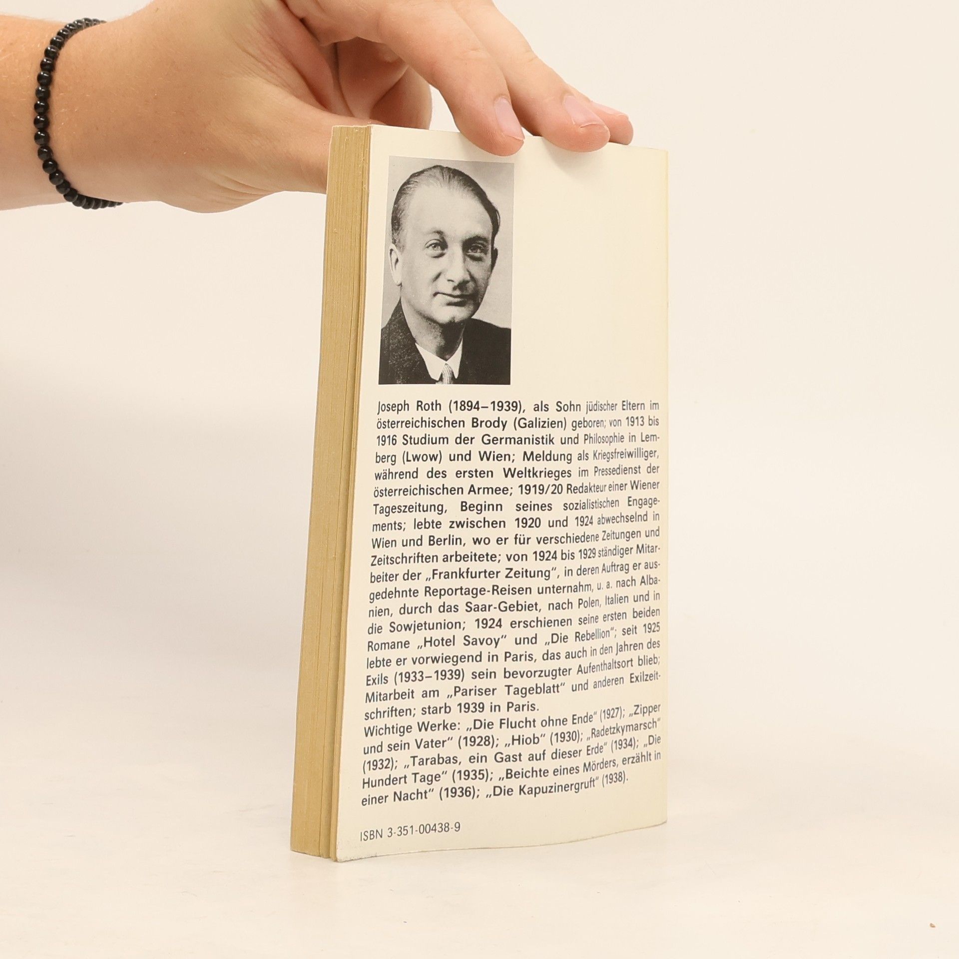 Joseph Roth Das falsche Gewicht