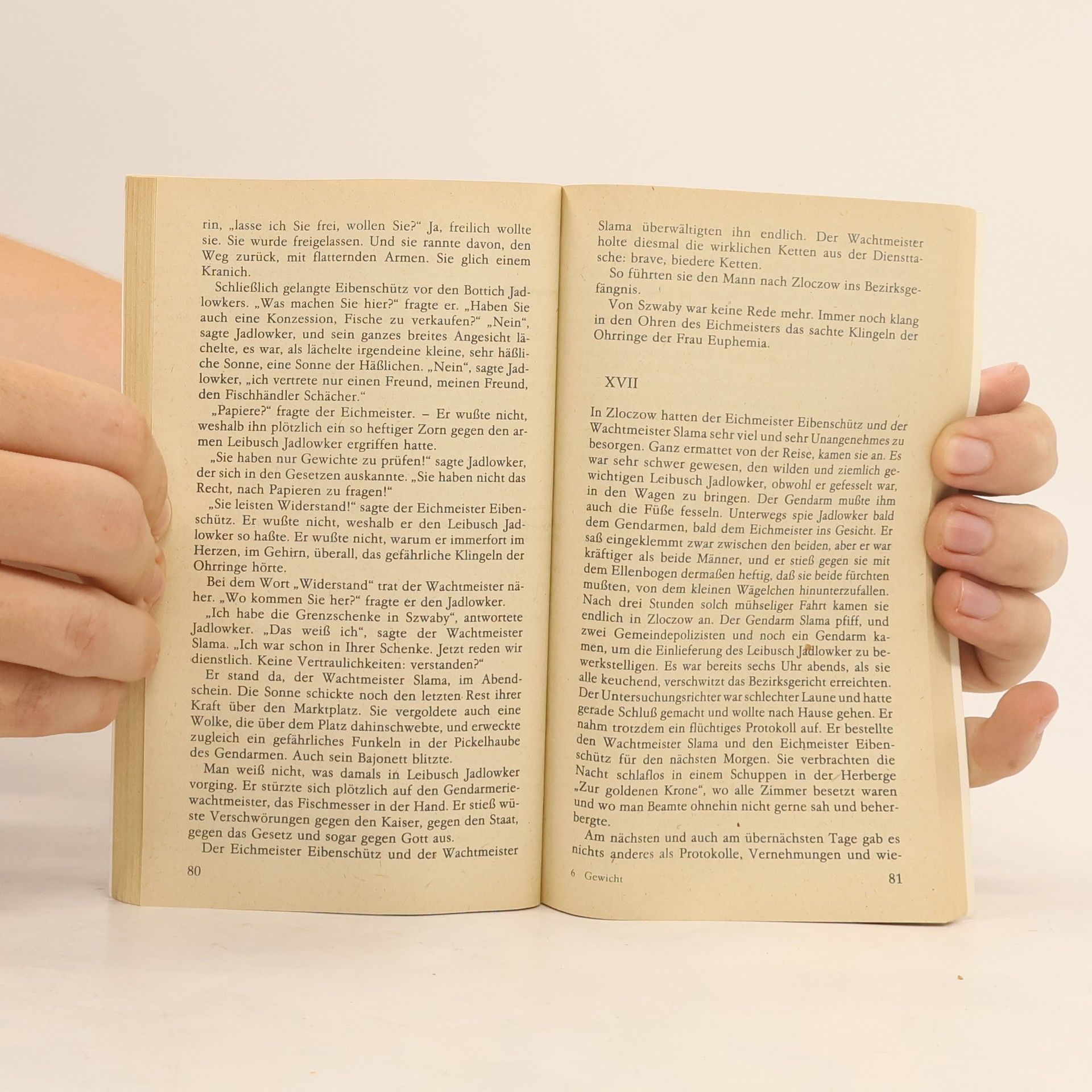 Joseph Roth Das falsche Gewicht