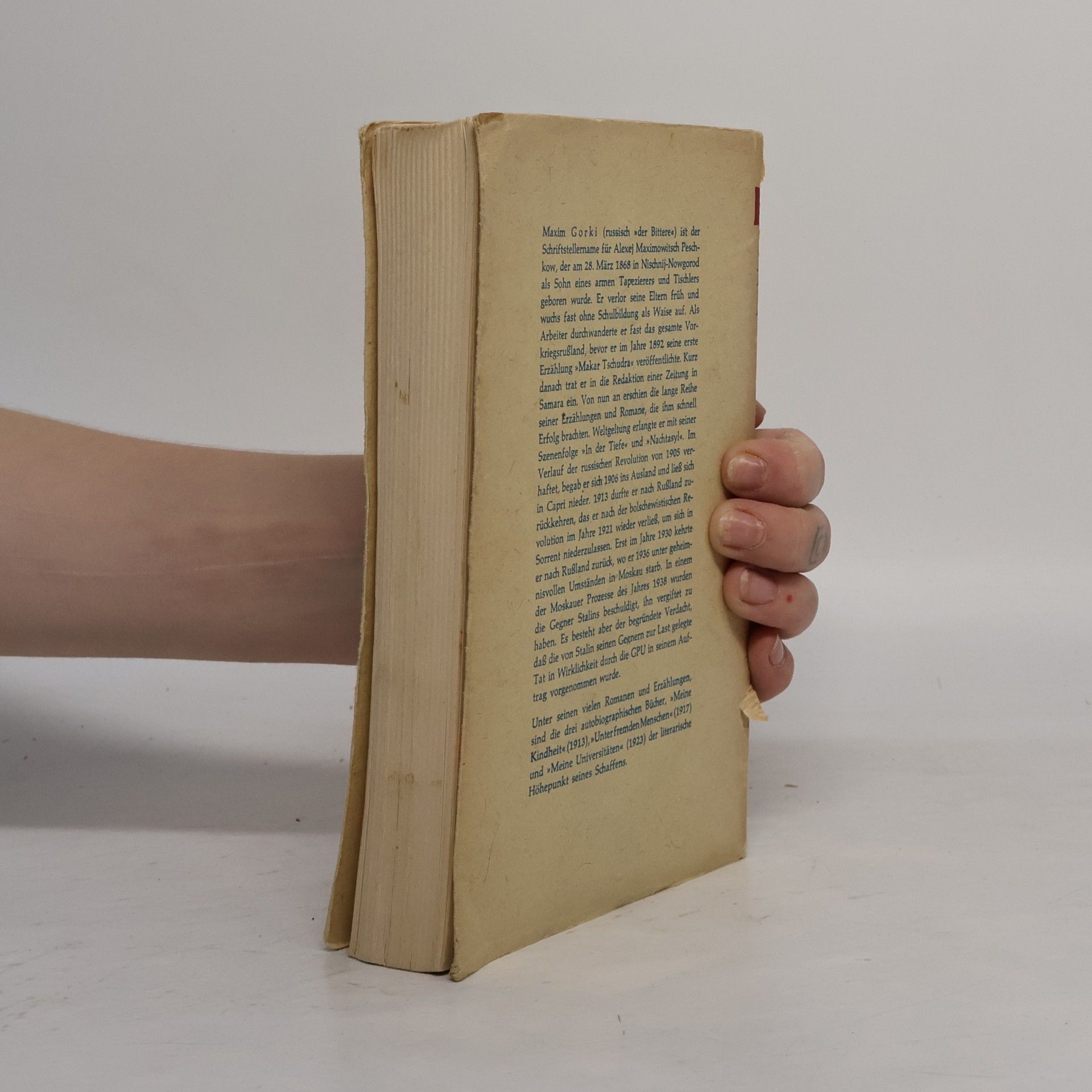 Maxim Gorki  Meine Kindheit