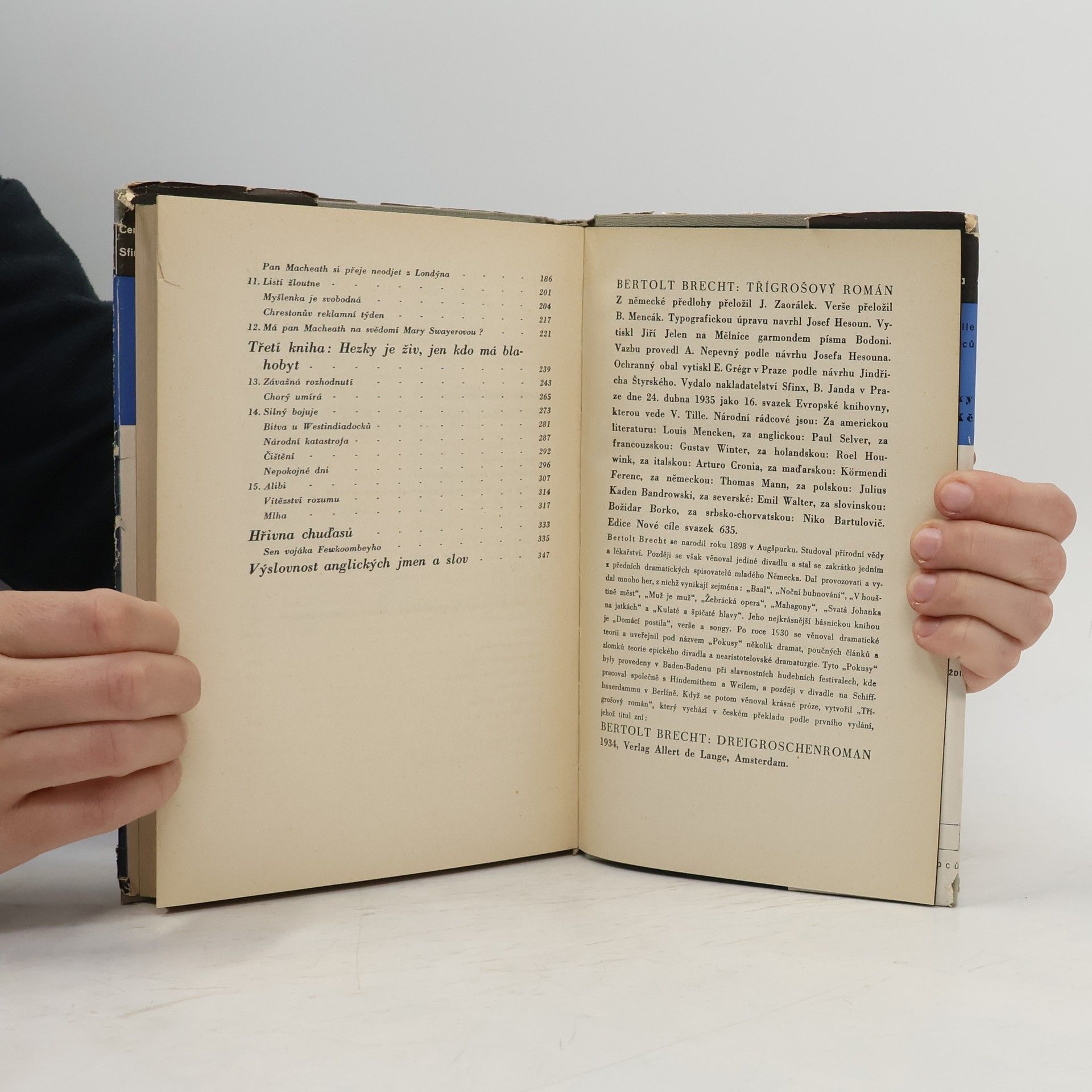 Bertolt Brecht Třígrošový román