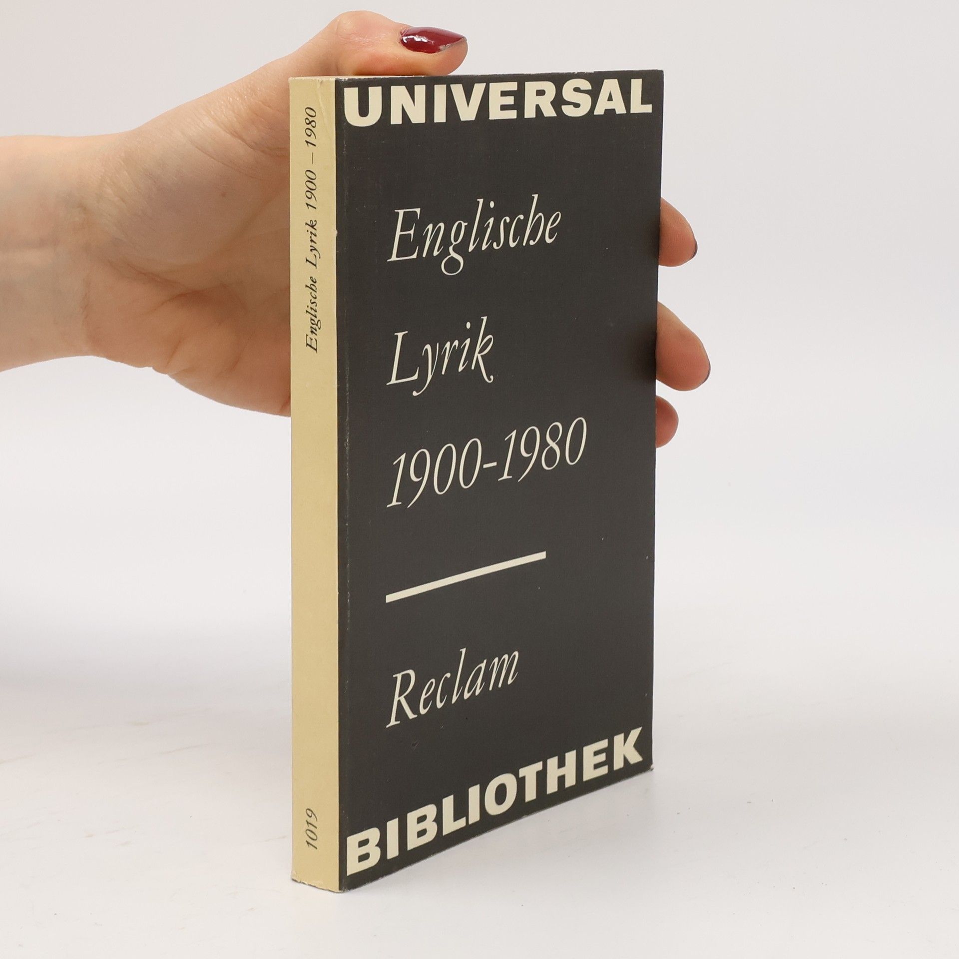 Angus Calder Englische Lyrik 1900-1980