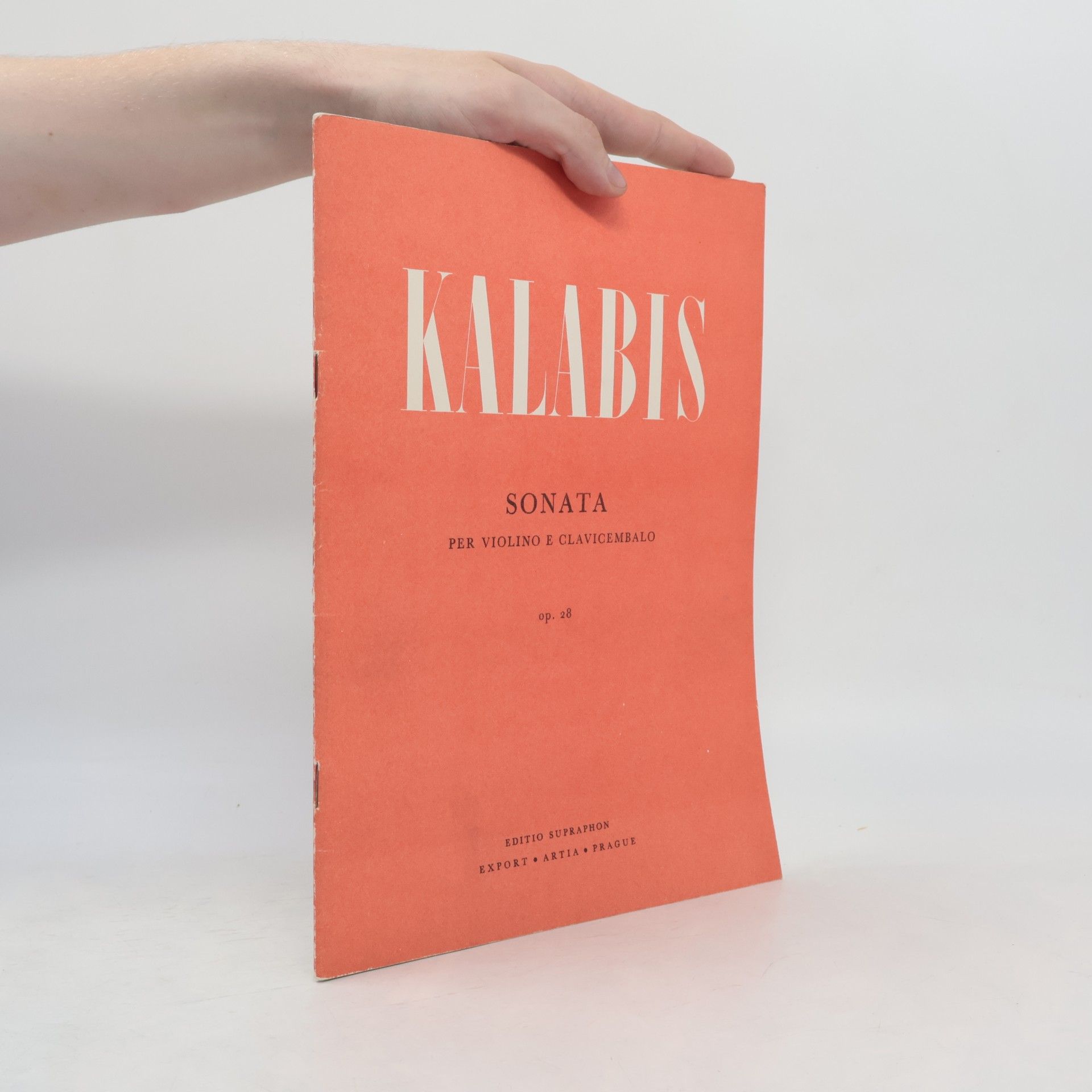 Kolektiv autorů Kalabis. Sonata op. 28