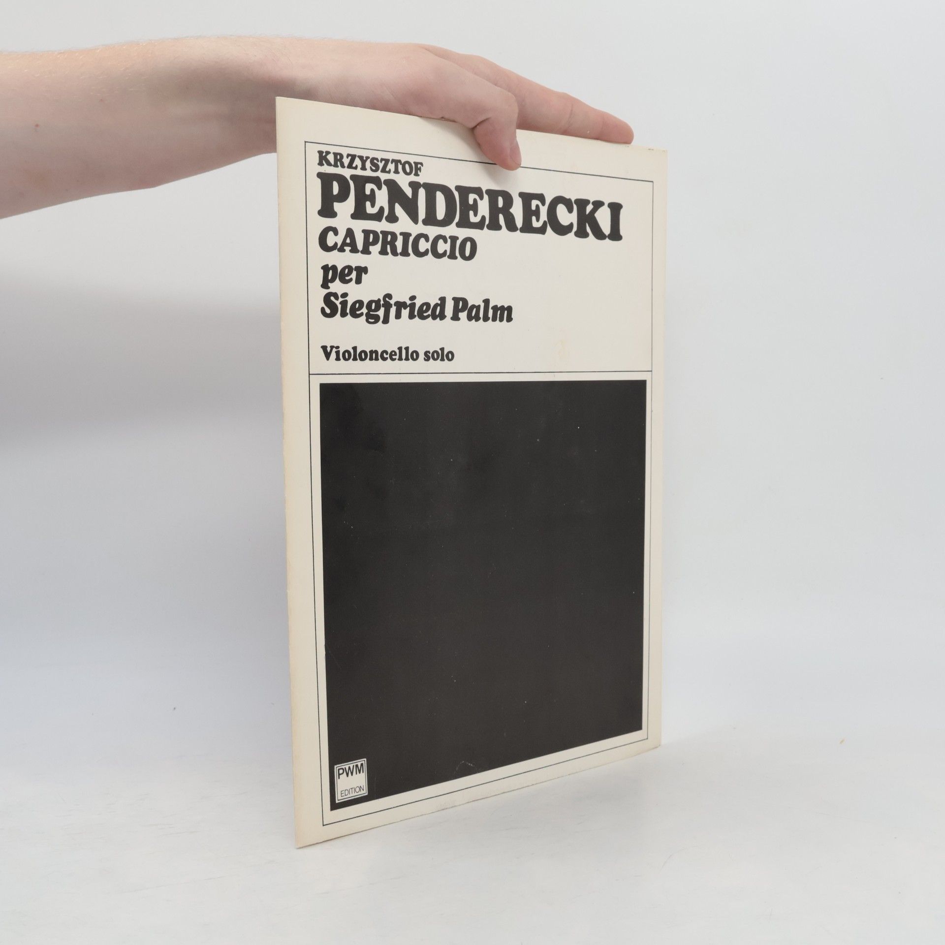 Krzysztof Penderecki Cpriccio per Siegfried Palm