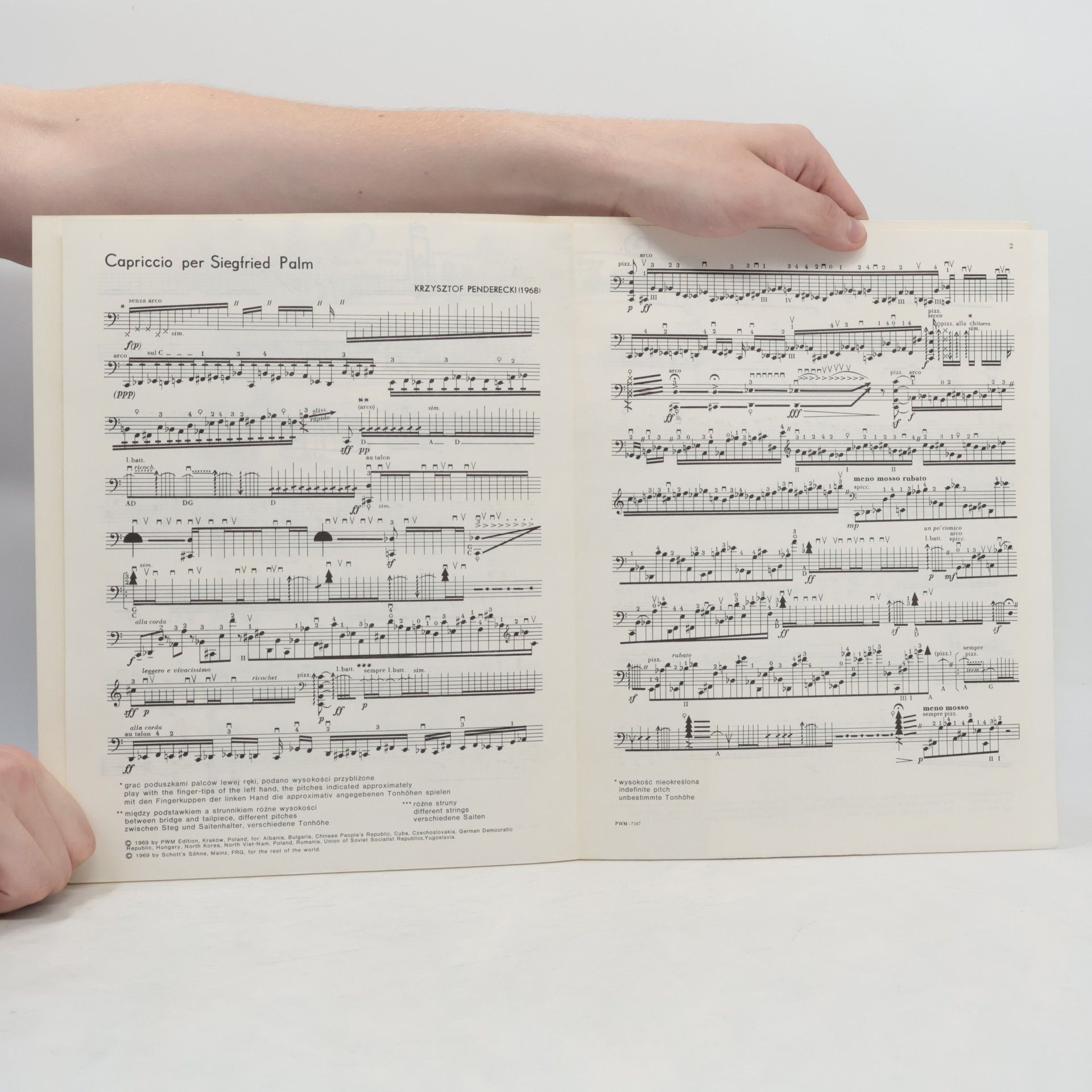 Krzysztof Penderecki Cpriccio per Siegfried Palm