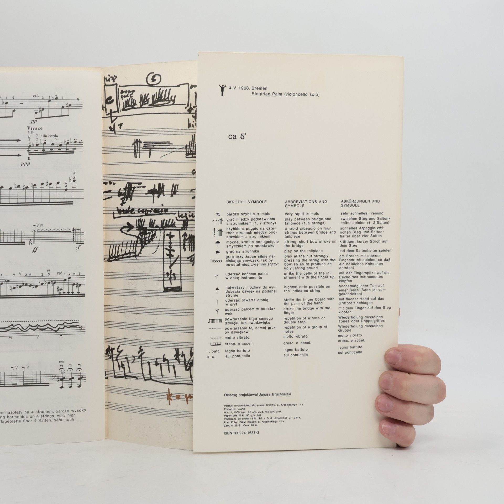 Krzysztof Penderecki Cpriccio per Siegfried Palm